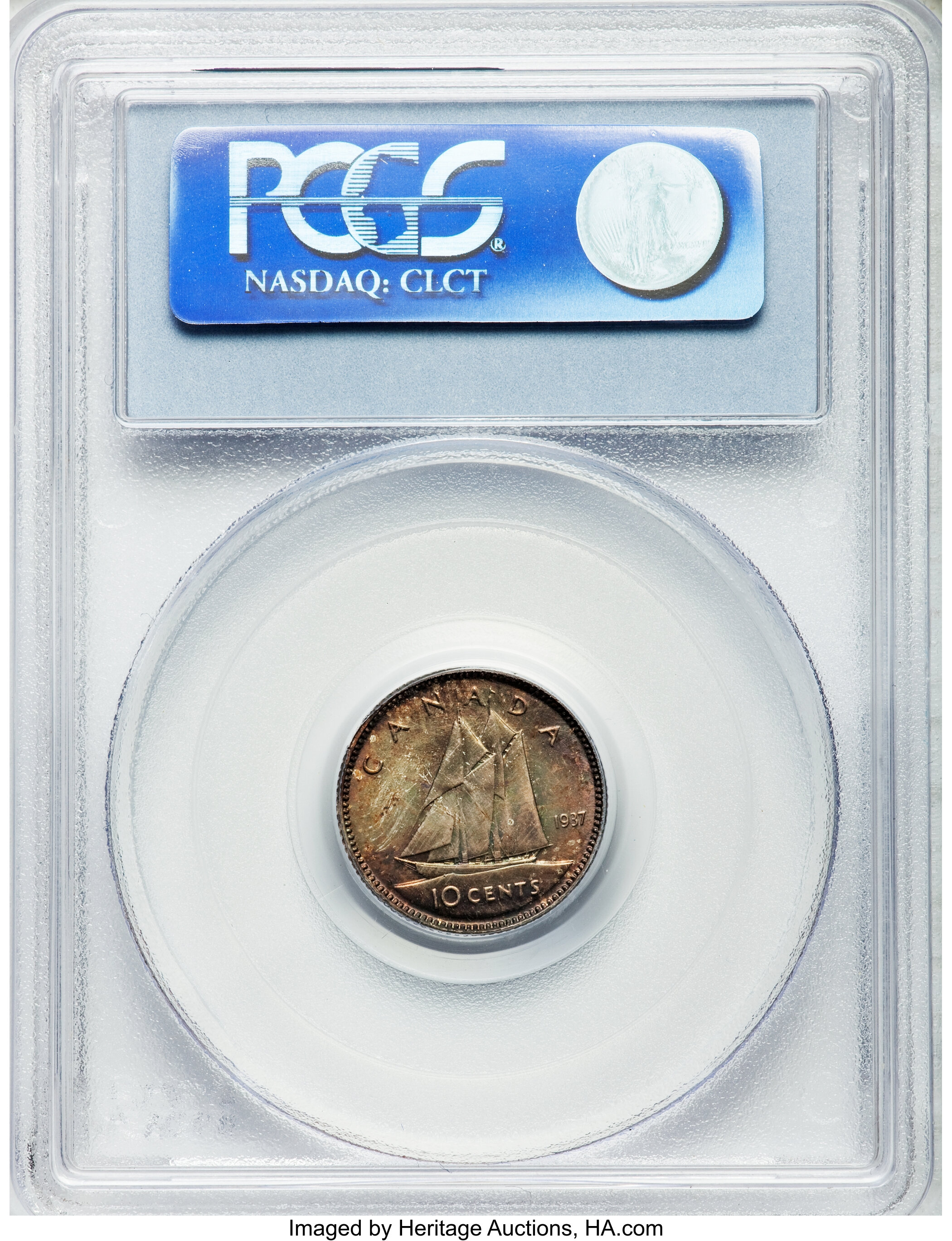 1937 10c Bluenose, Matte MS67 thumbnail 16