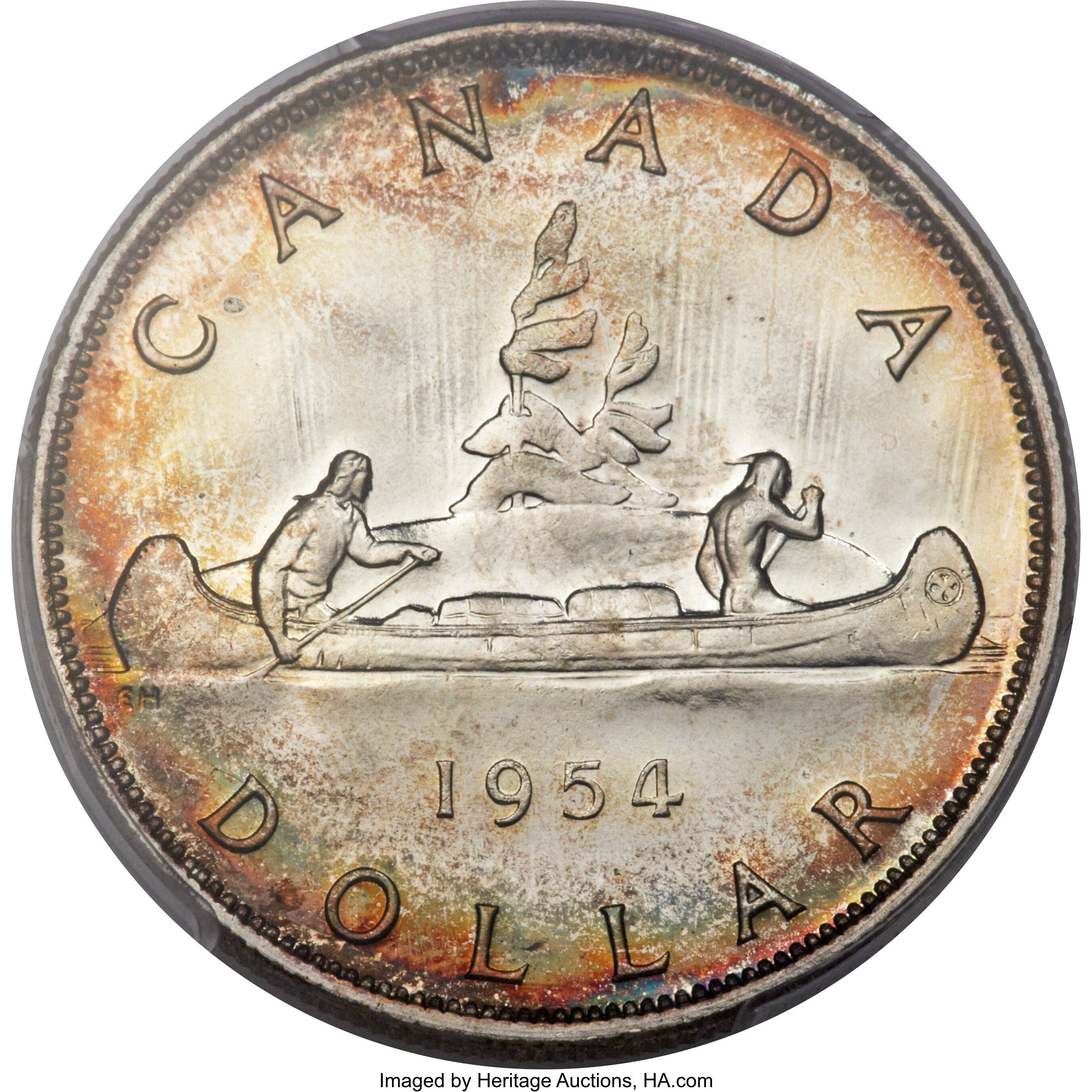1954 S$1  PL MS66 thumbnail 6