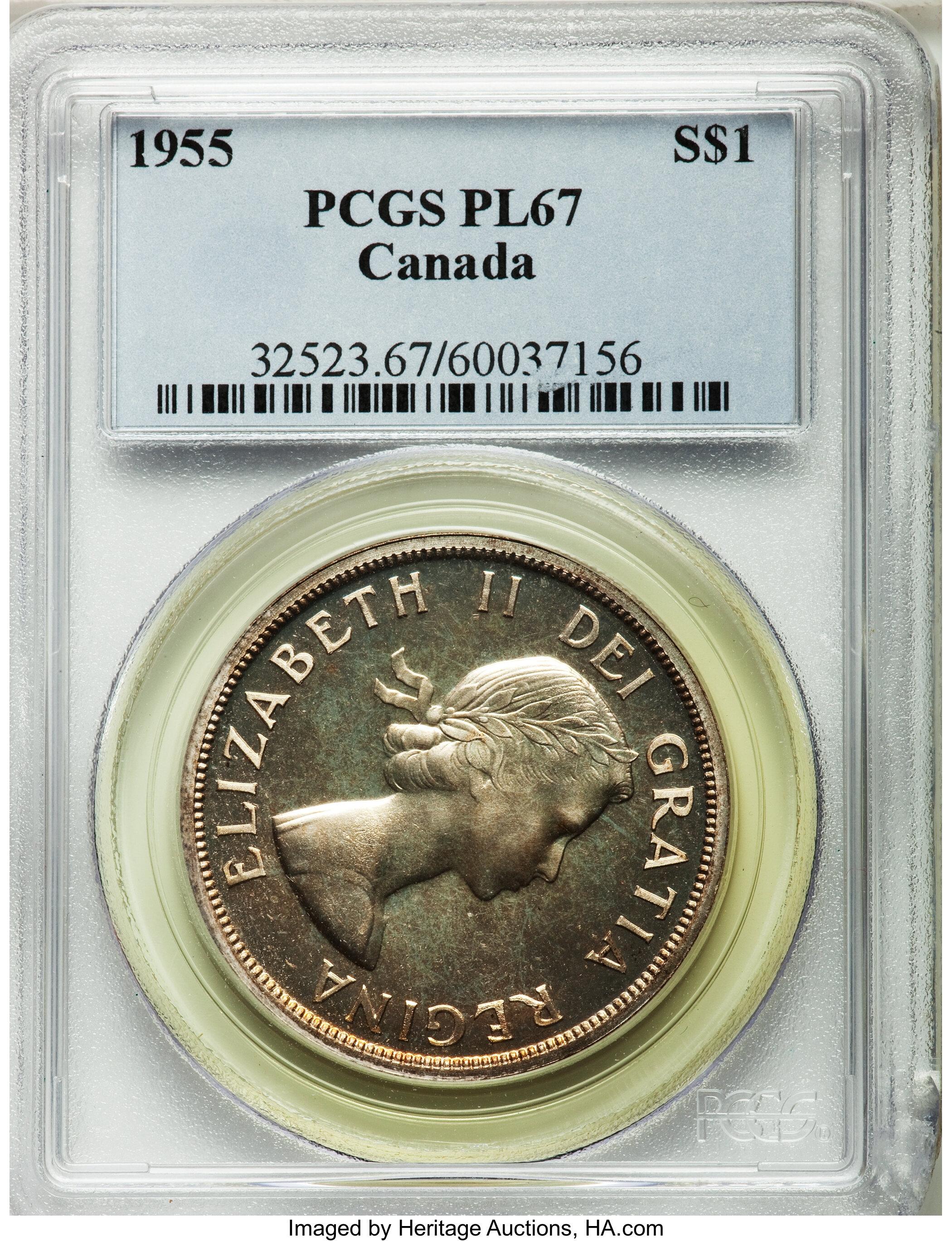 1955 S$1  PL MS67 thumbnail 12