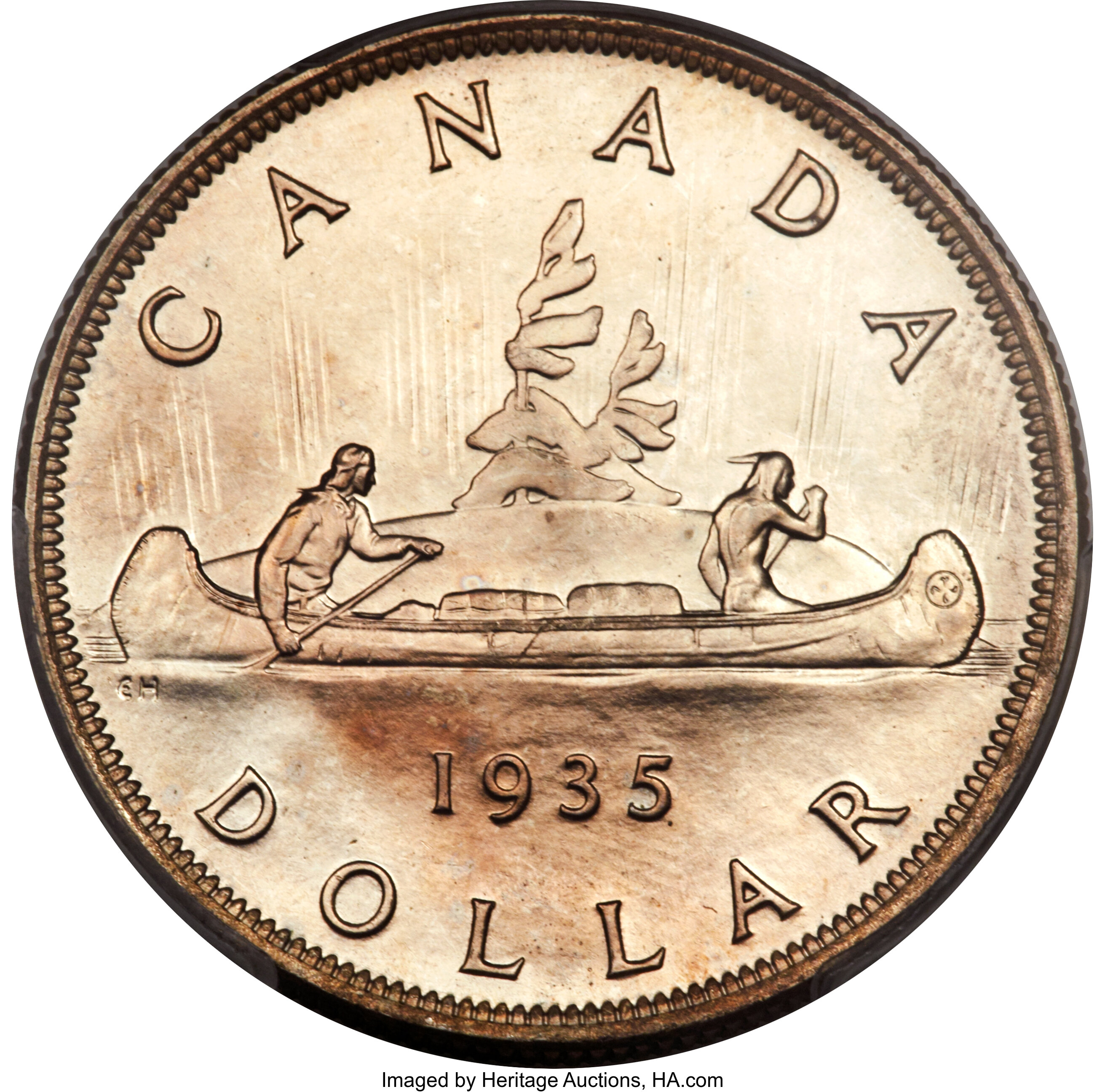 1935 S$1 MS64 thumbnail 6