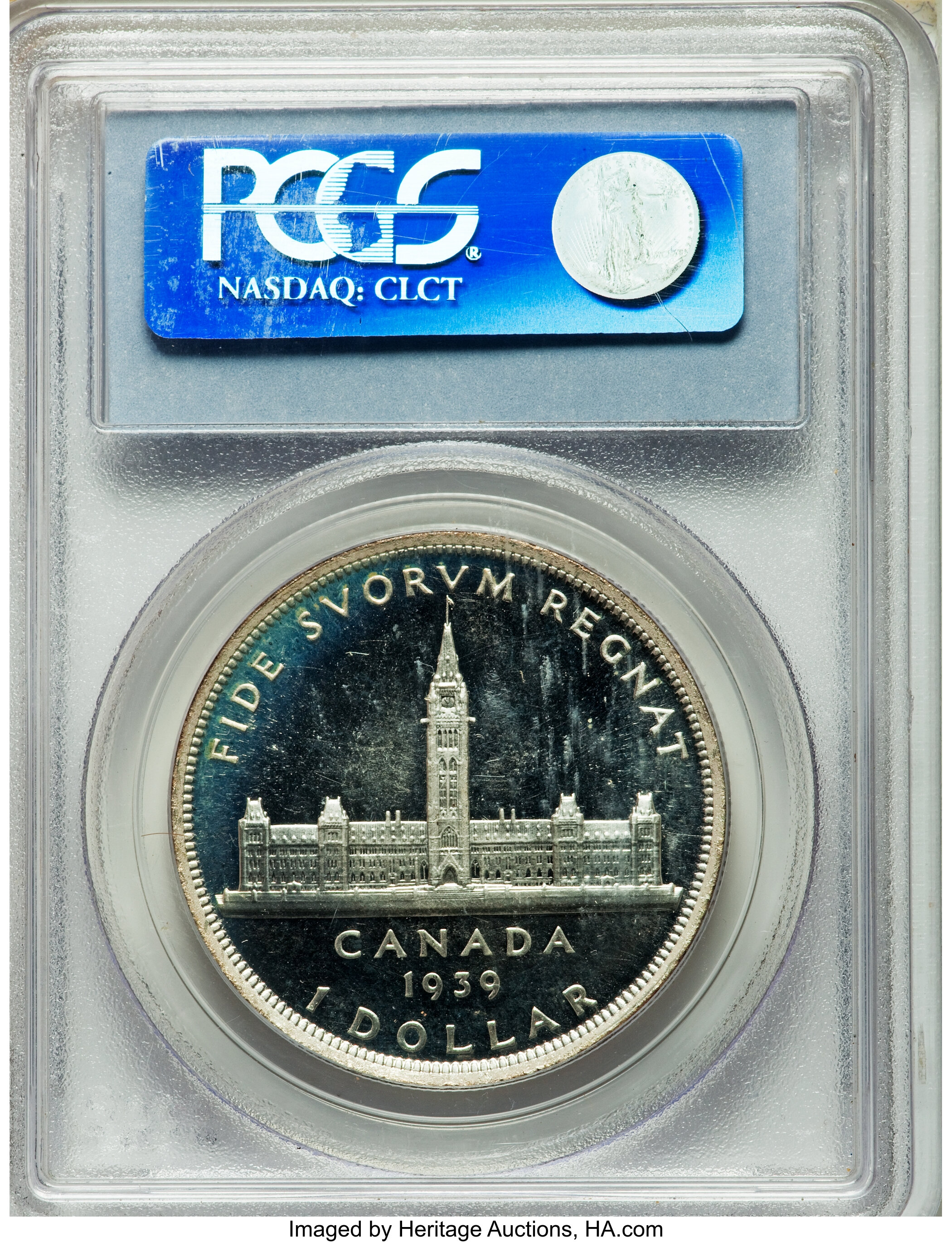 1939 S$1  Royal Visit , Matt MS67 thumbnail 19