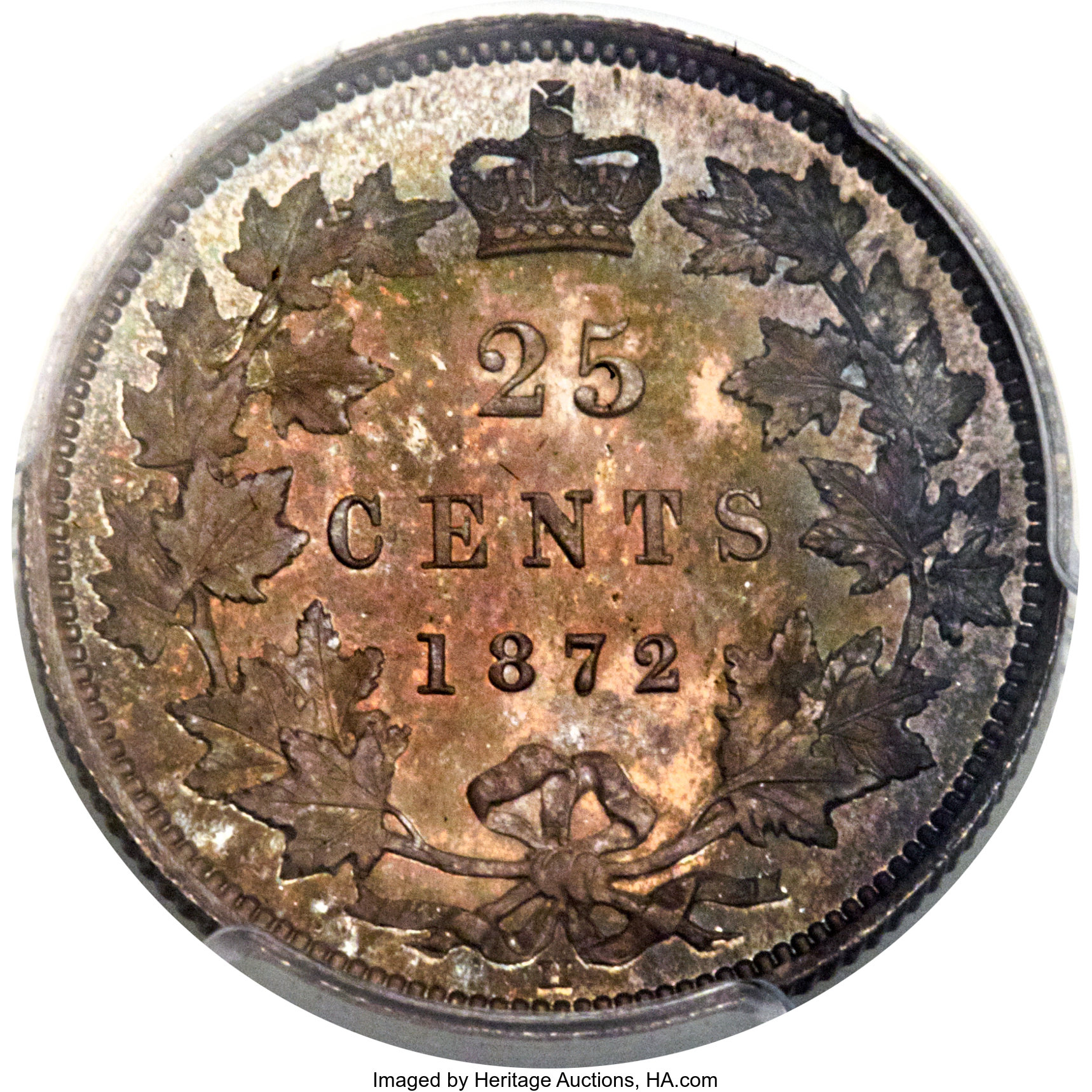 1872-H 25c MS64 thumbnail 8