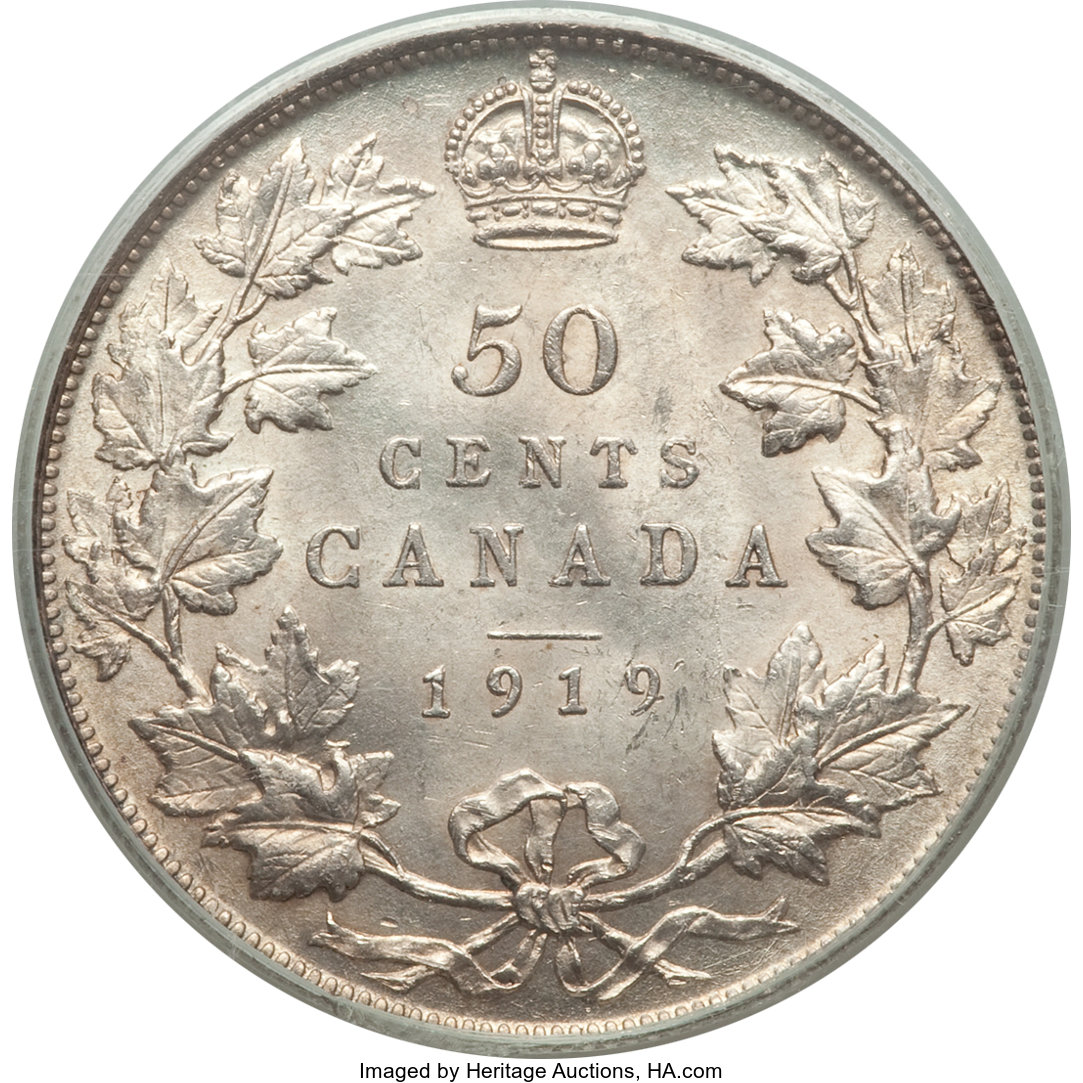 1919 50c MS66 thumbnail 16