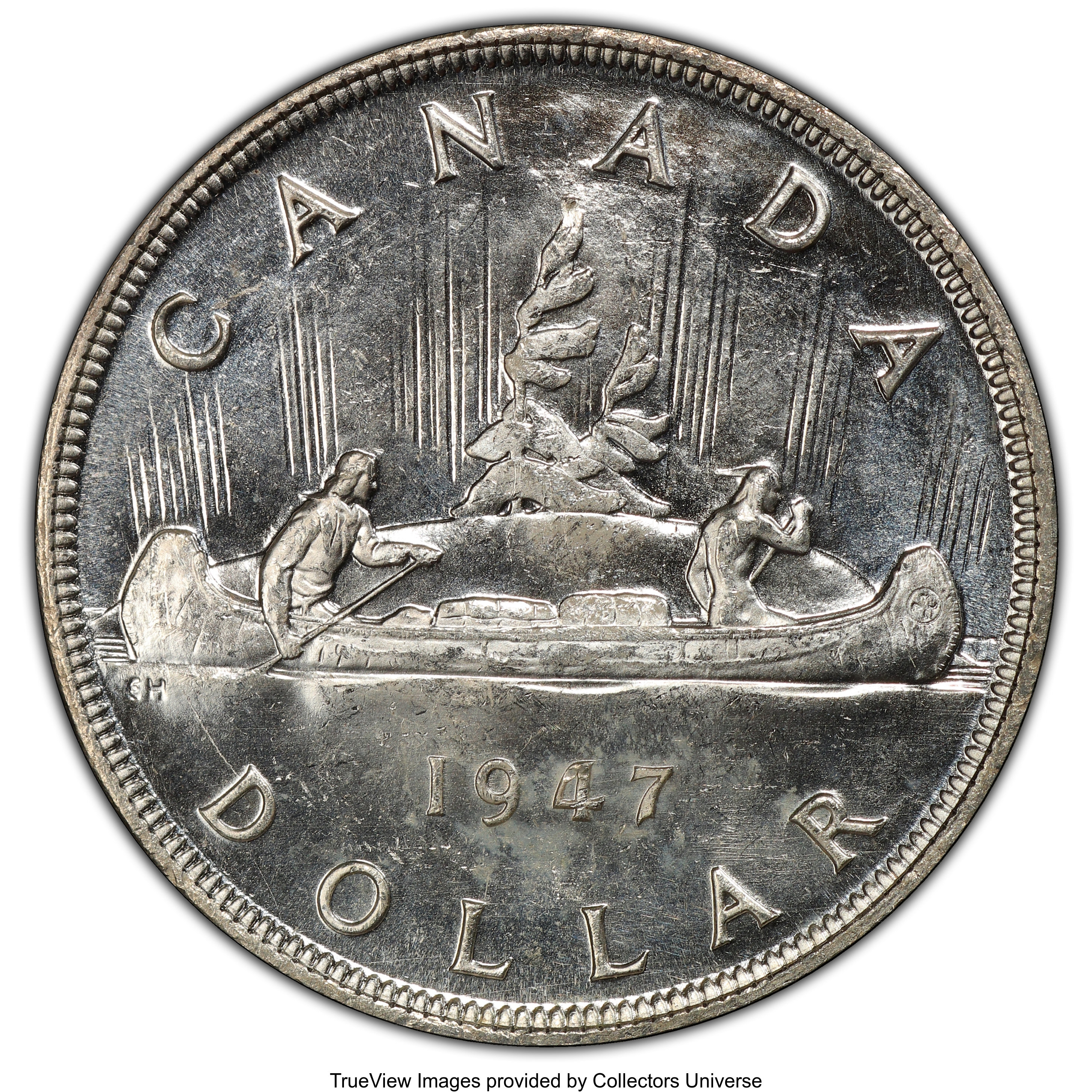 1947 S$1 Blunt 7 MS (KM-37) MS64 thumbnail 9
