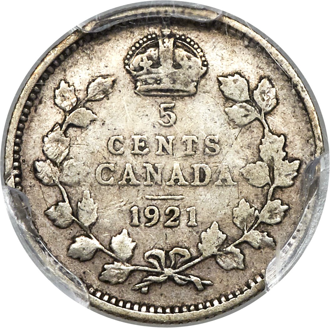 George V 5c Silver, 1911-1921 [Type] VF25 thumbnail 4