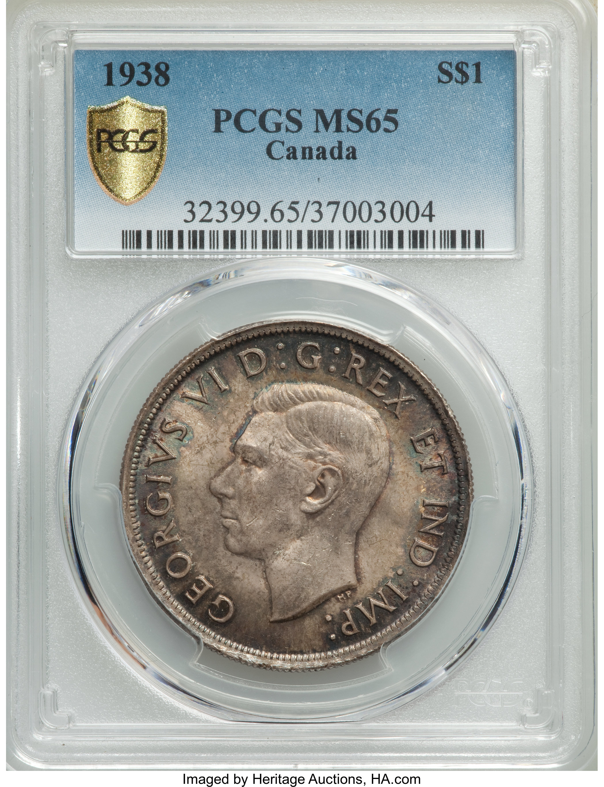1938 S$1 MS (KM-37) MS65 thumbnail 6