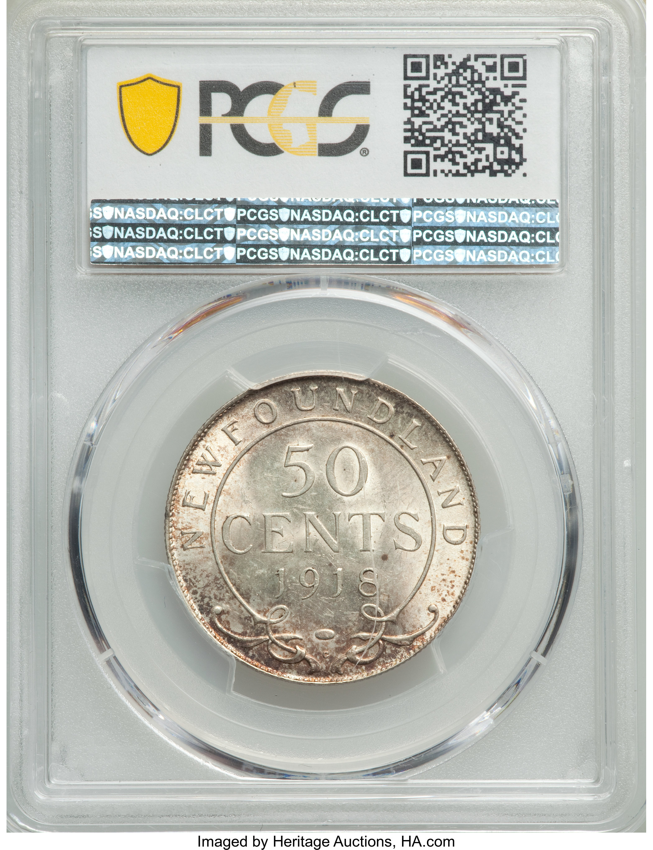 George V  50c Newfoundland, 1911-1919 [Type] MS64 thumbnail 9