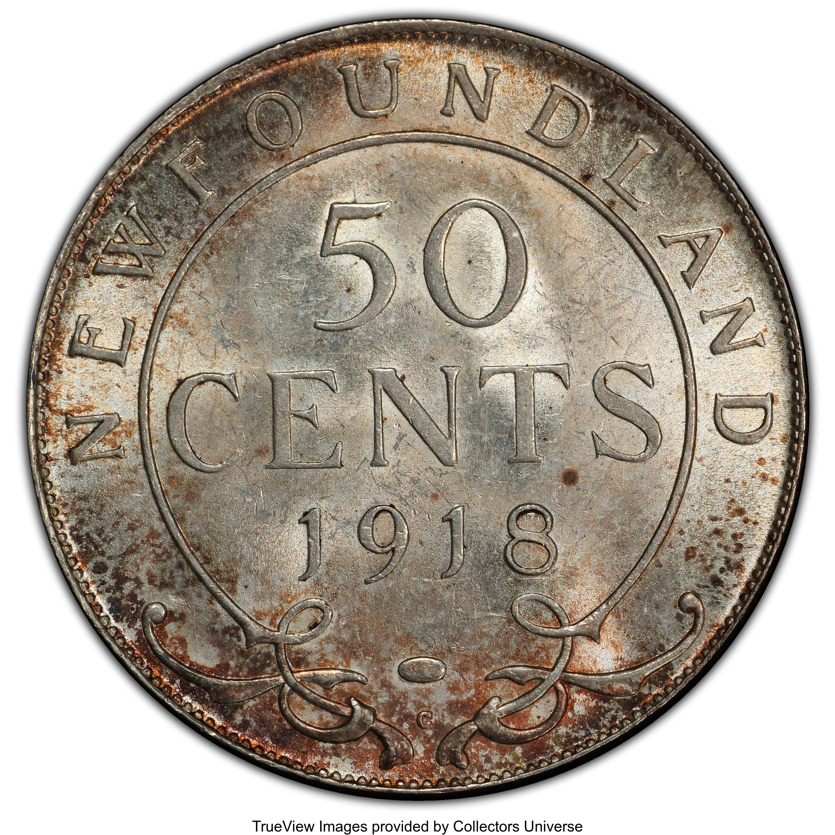 George V  50c Newfoundland, 1911-1919 [Type] MS64 thumbnail 10
