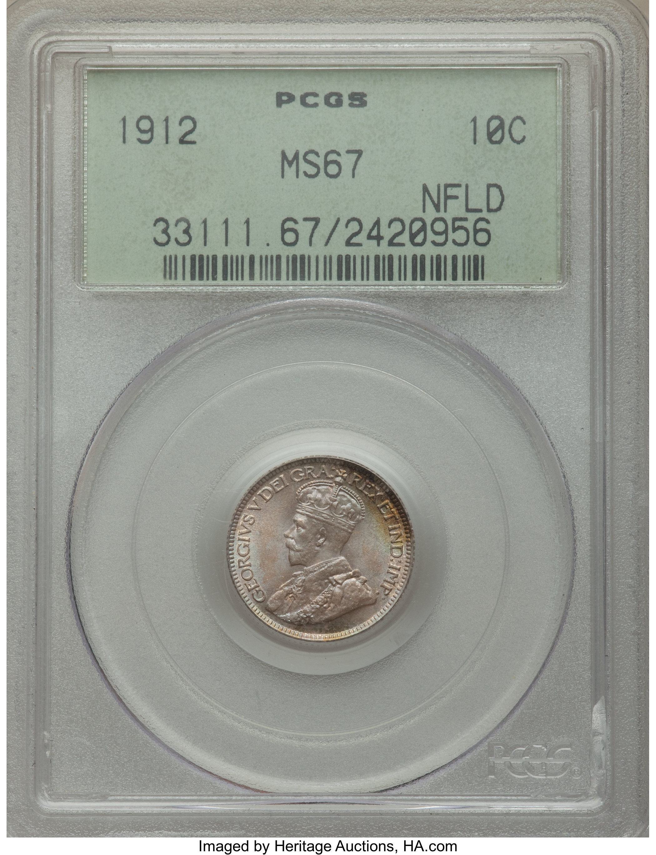 1912 10c Newfoundland VF20 thumbnail 13