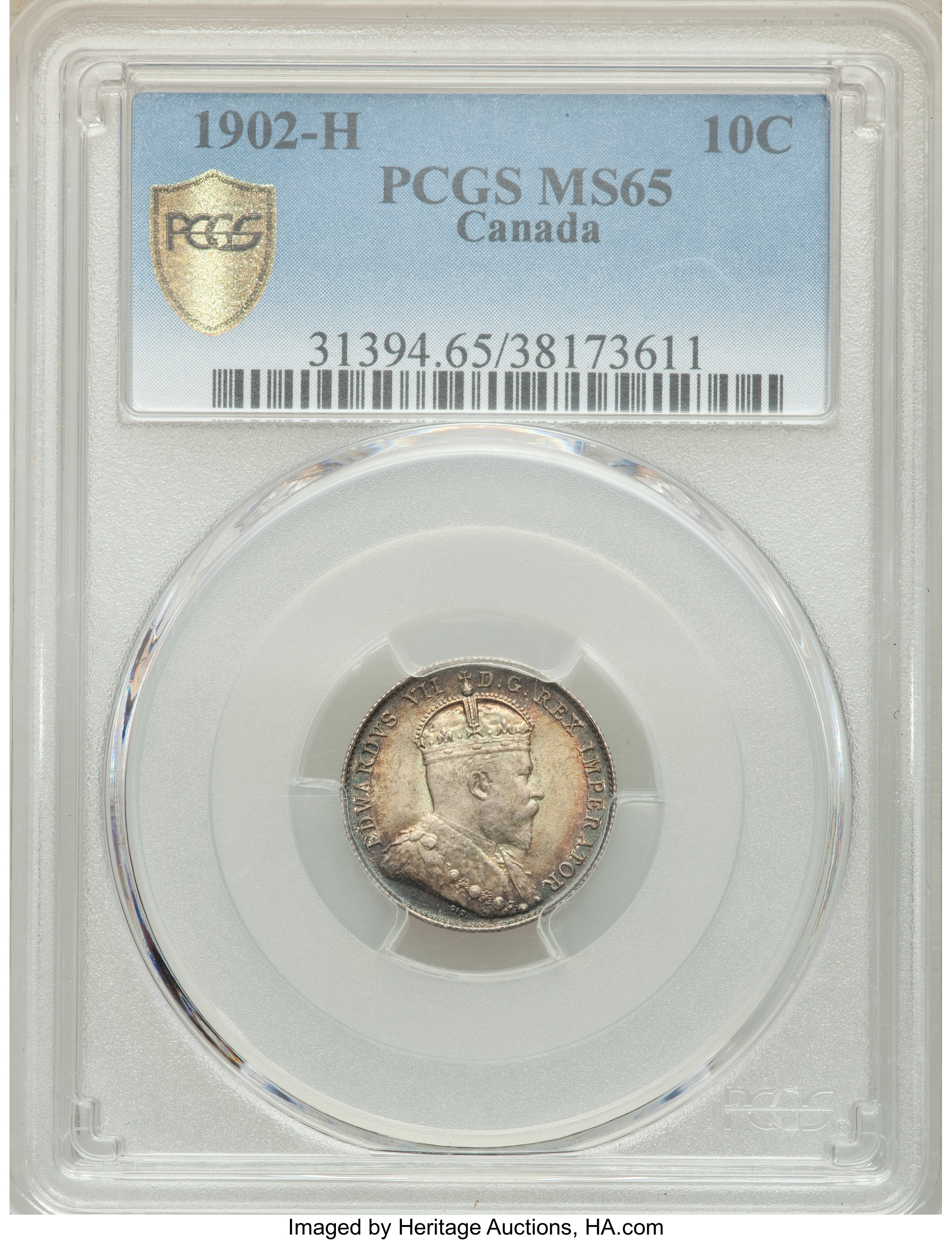 1902-H 10c MS65 thumbnail 3