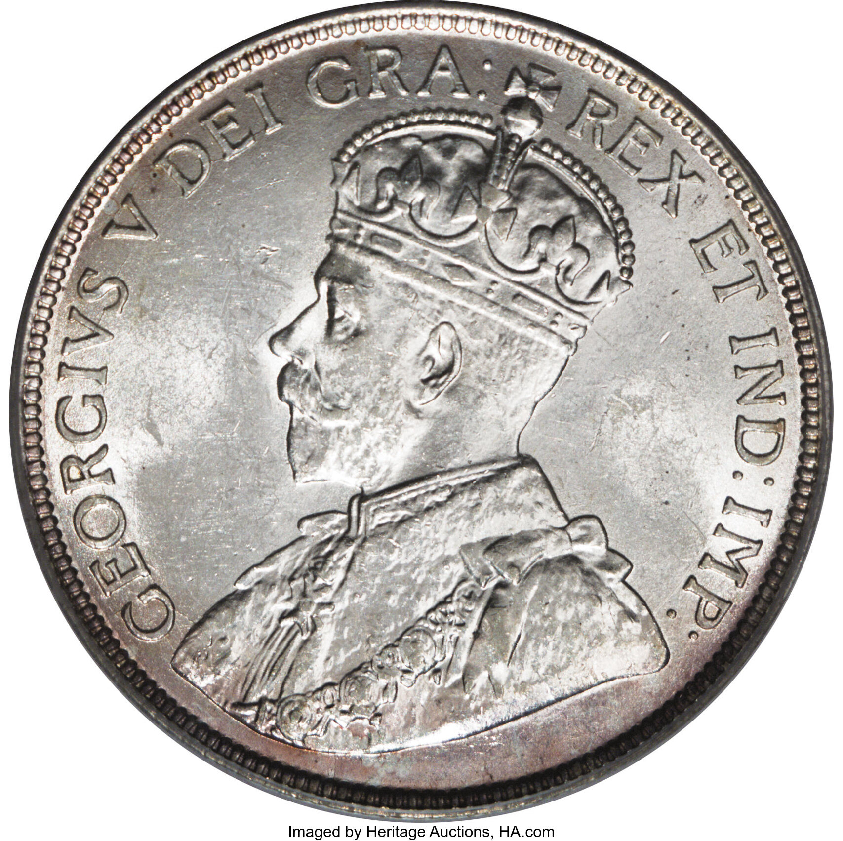 Canada: George V 50 Cents 1916,...