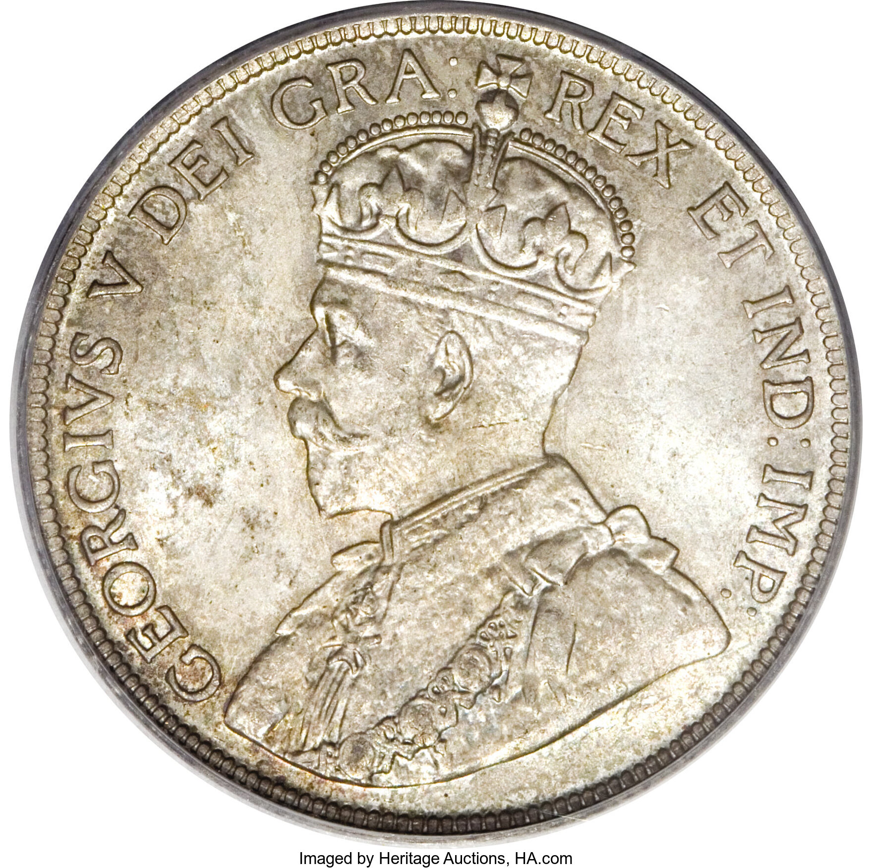 Canada: George V 50 Cents 1916,...