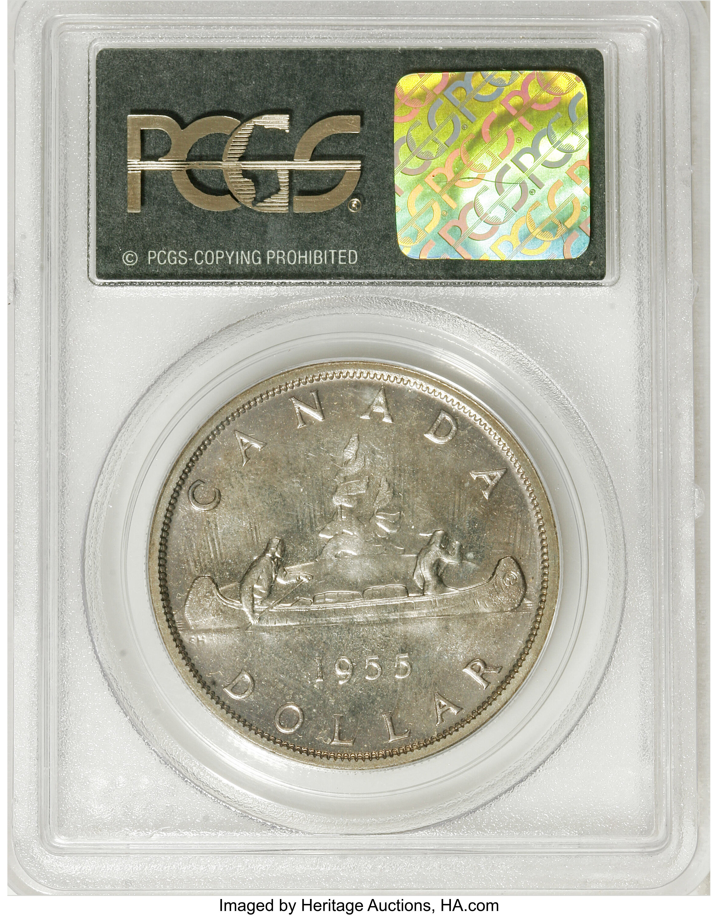 1955 S$1  PL MS64 thumbnail 7