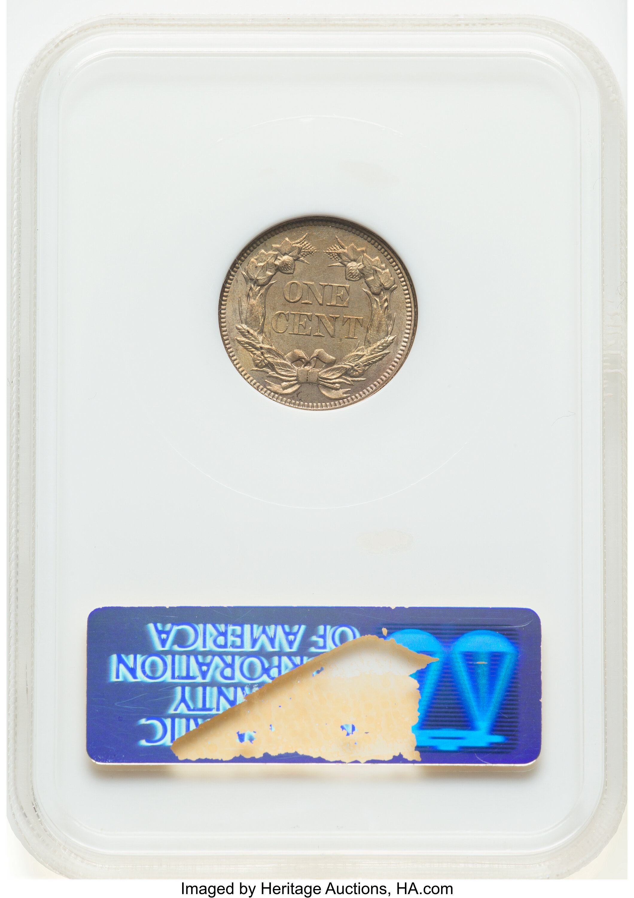 1857 1c Flying Eagle, FS-101, S-4 MS63 thumbnail 22