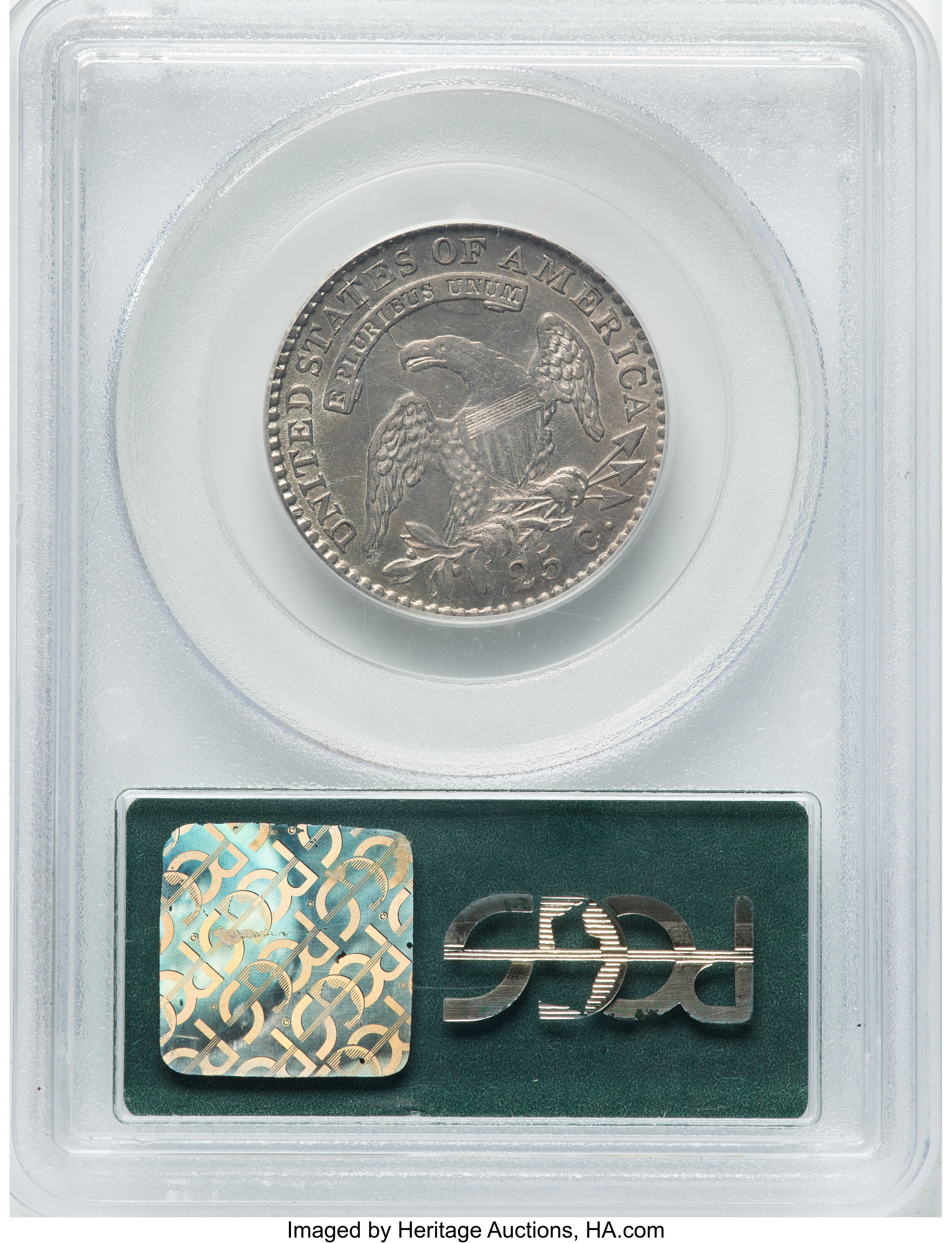 1818/5 25c MS63 CAC thumbnail 23