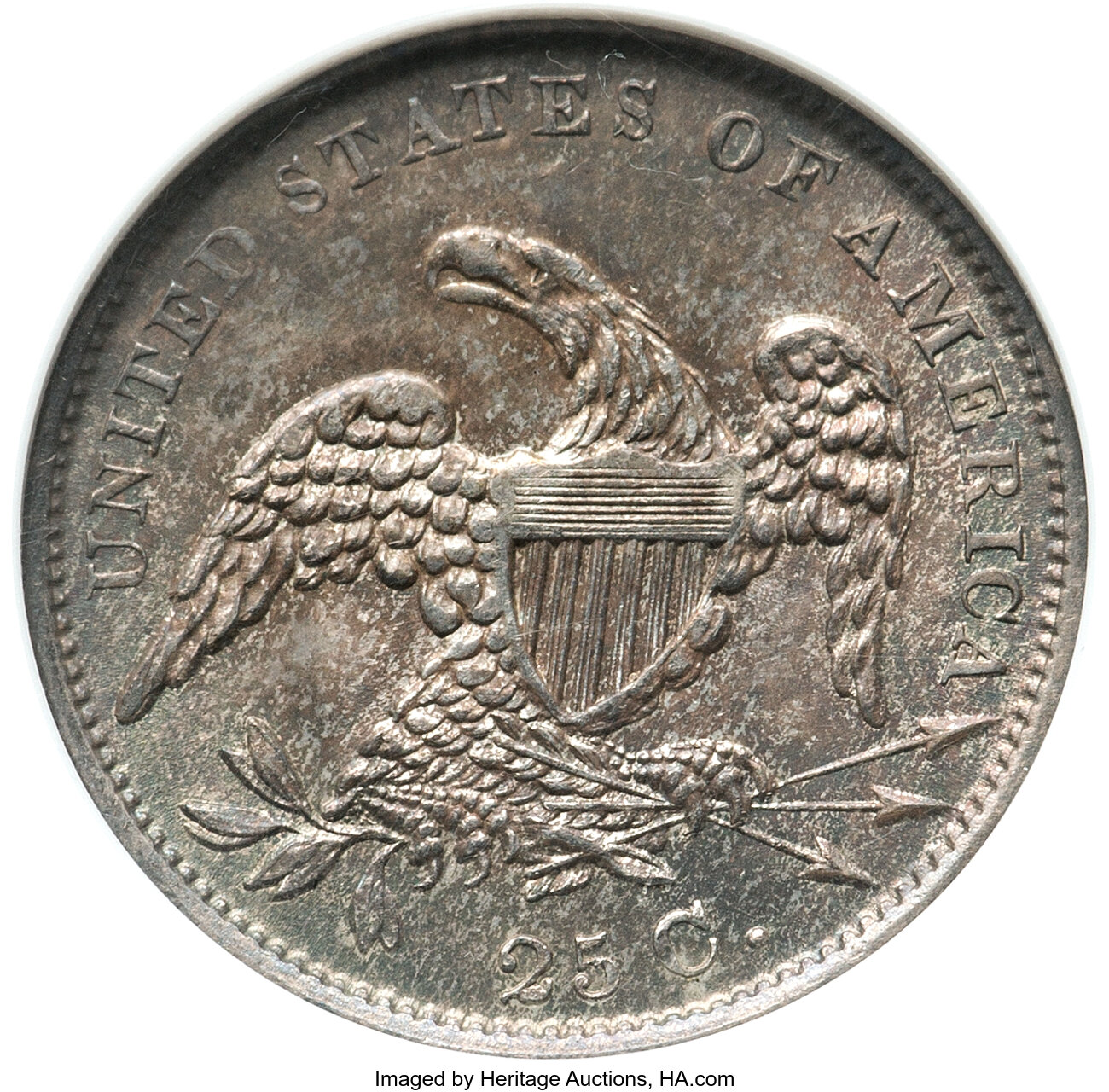1833 25c MS63 thumbnail 3