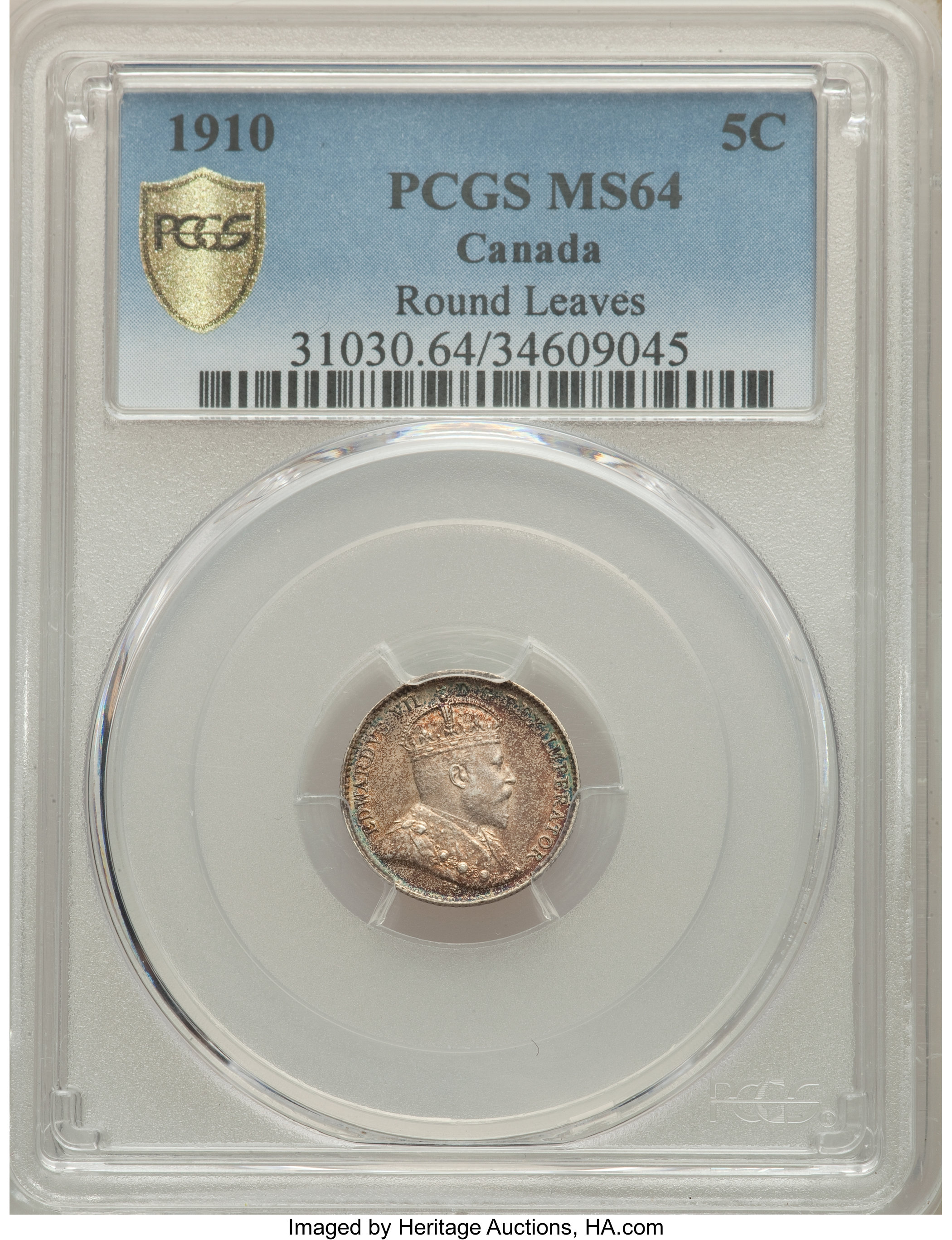 1910 5c Round Leaves AG3 thumbnail 12
