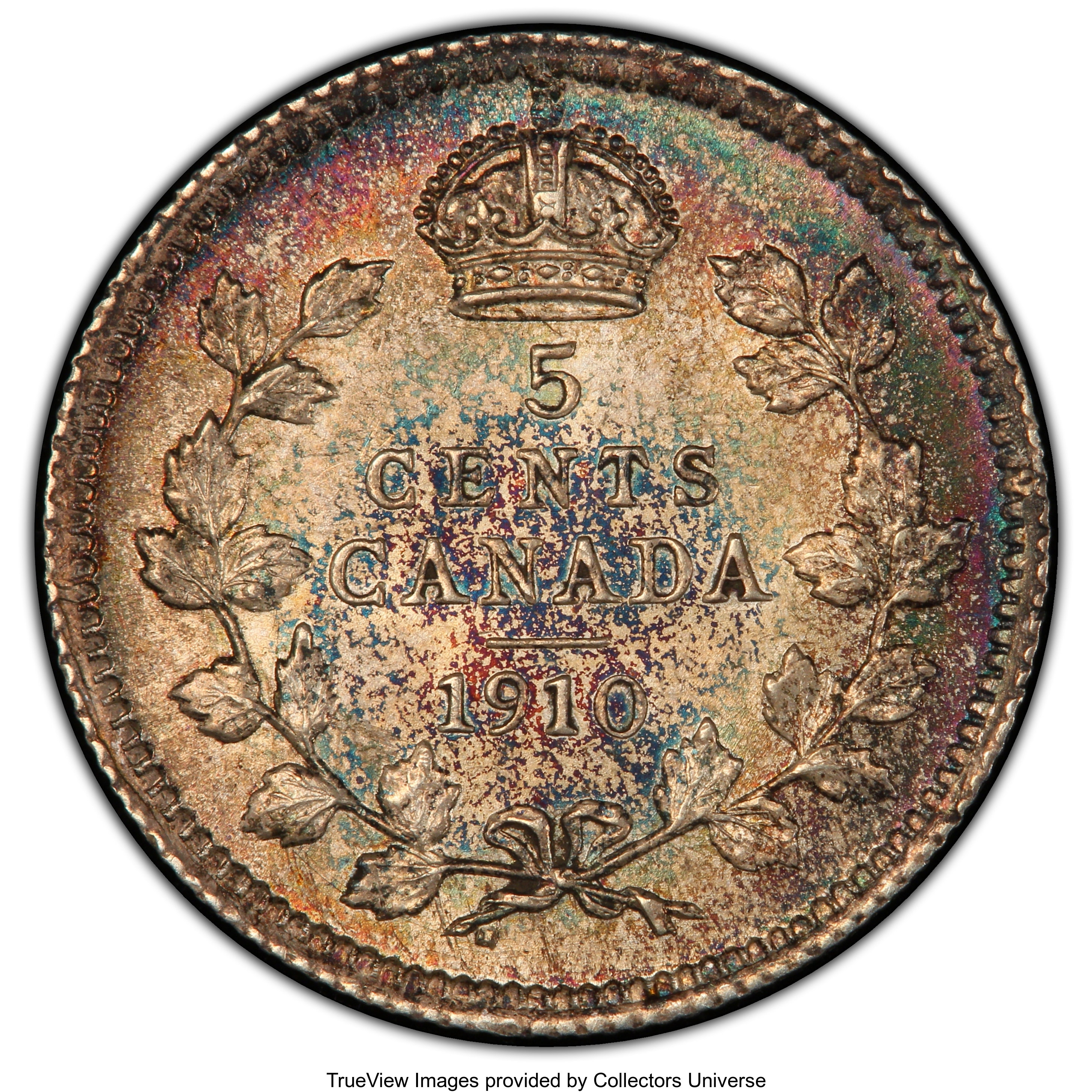 1910 5c Round Leaves AG3 thumbnail 14