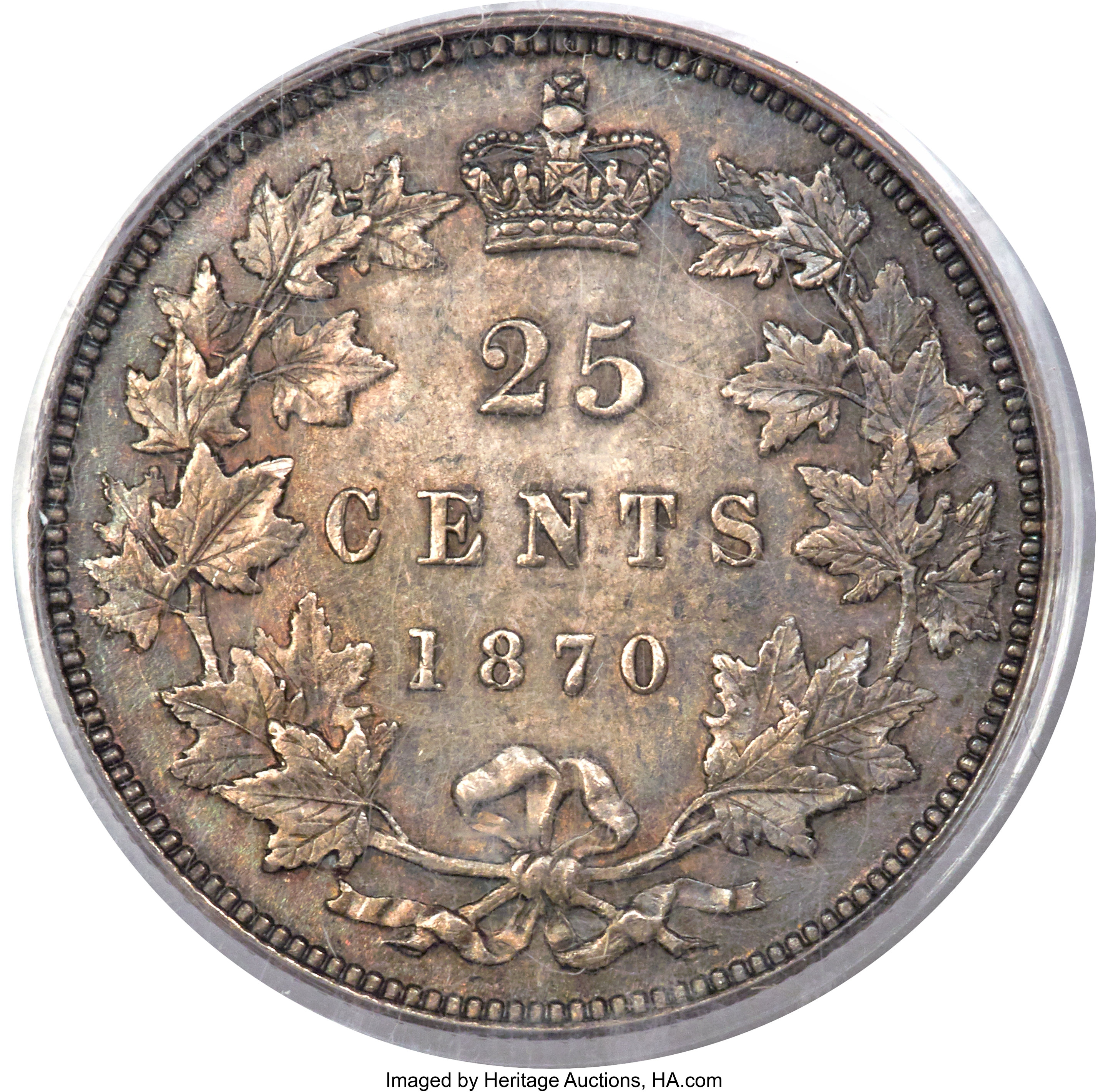 1870 25c Obverse 1 MS61 thumbnail 10