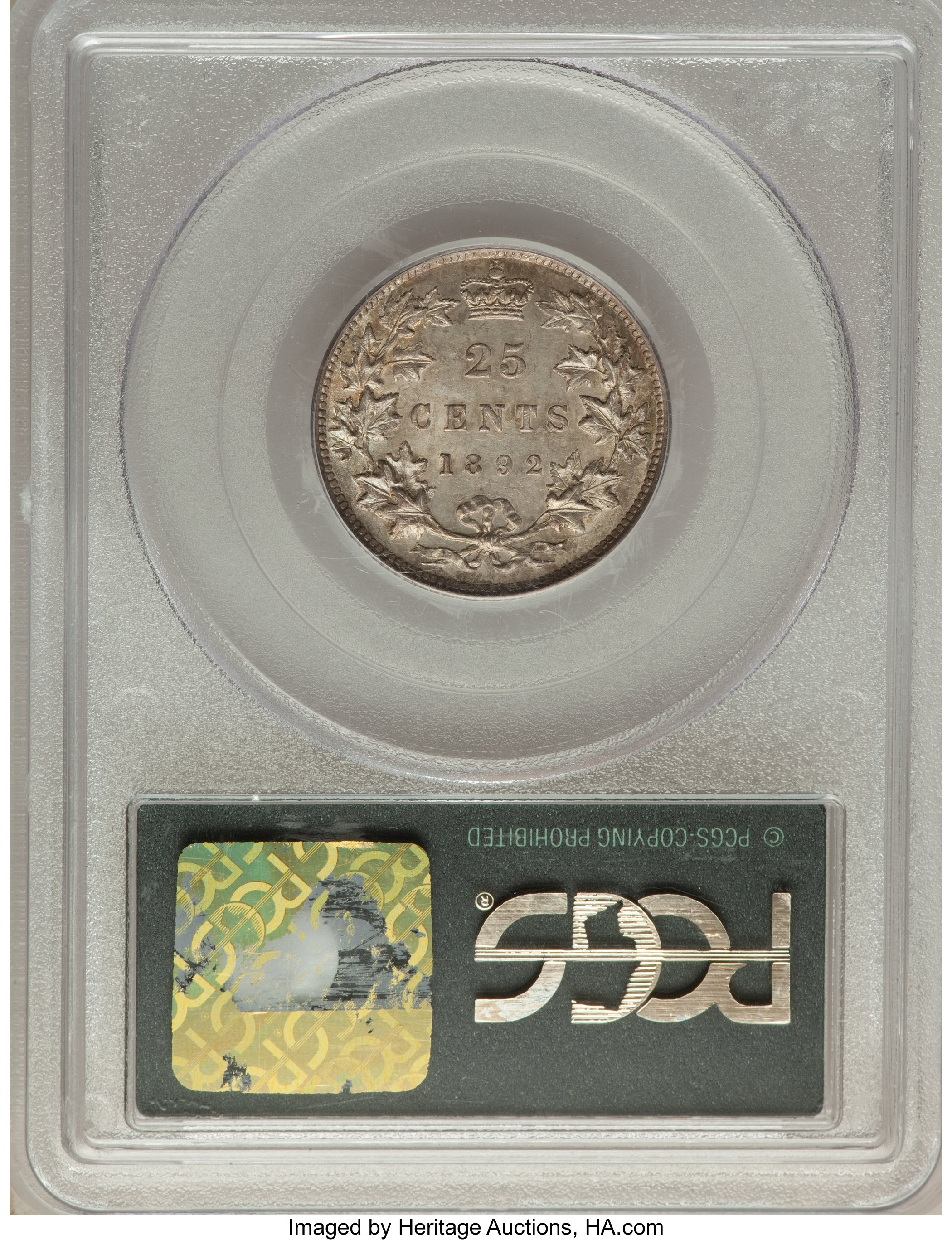 1892 25c MS61 thumbnail 8