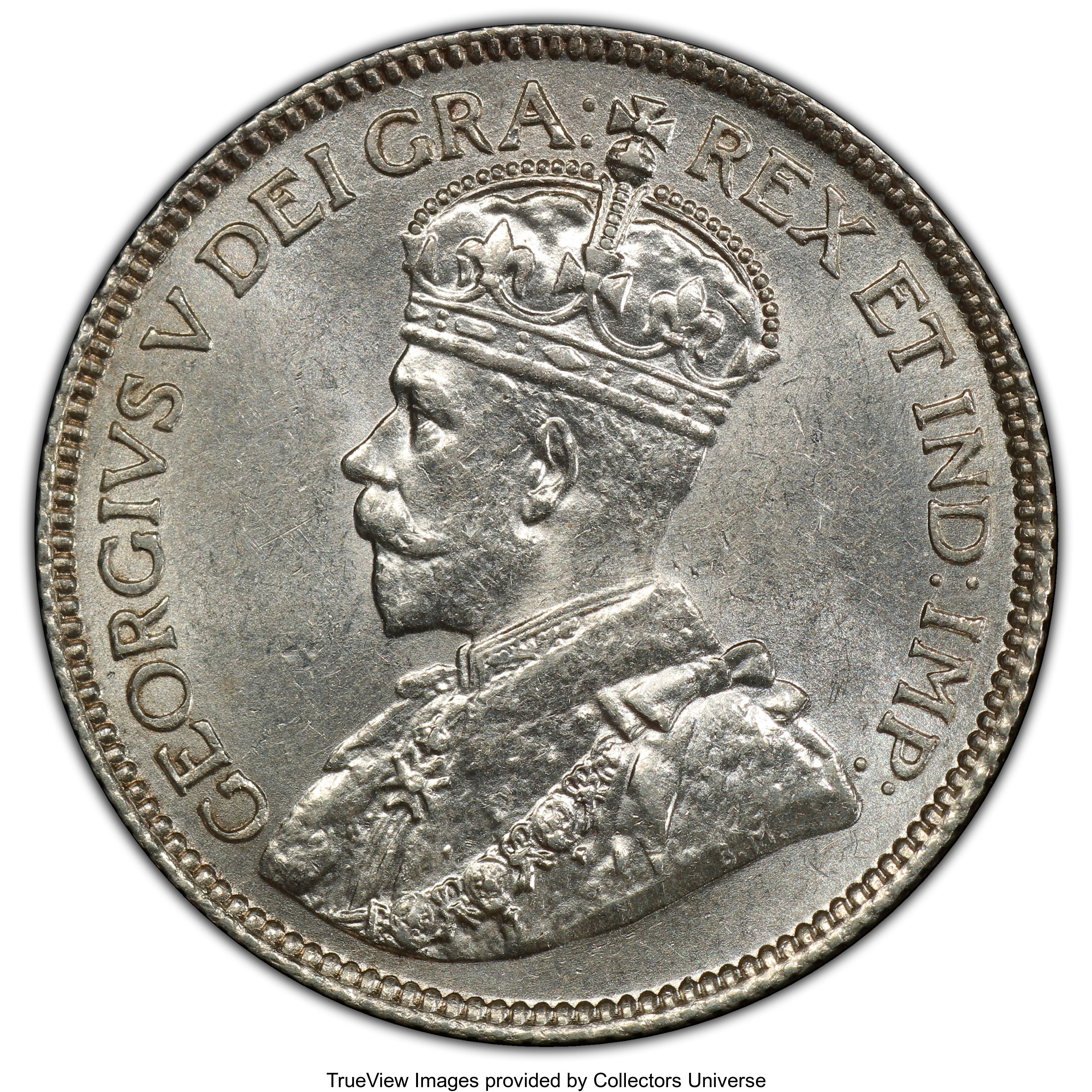 Canada: George V 25 Cents 1914 MS63 PCGS,...