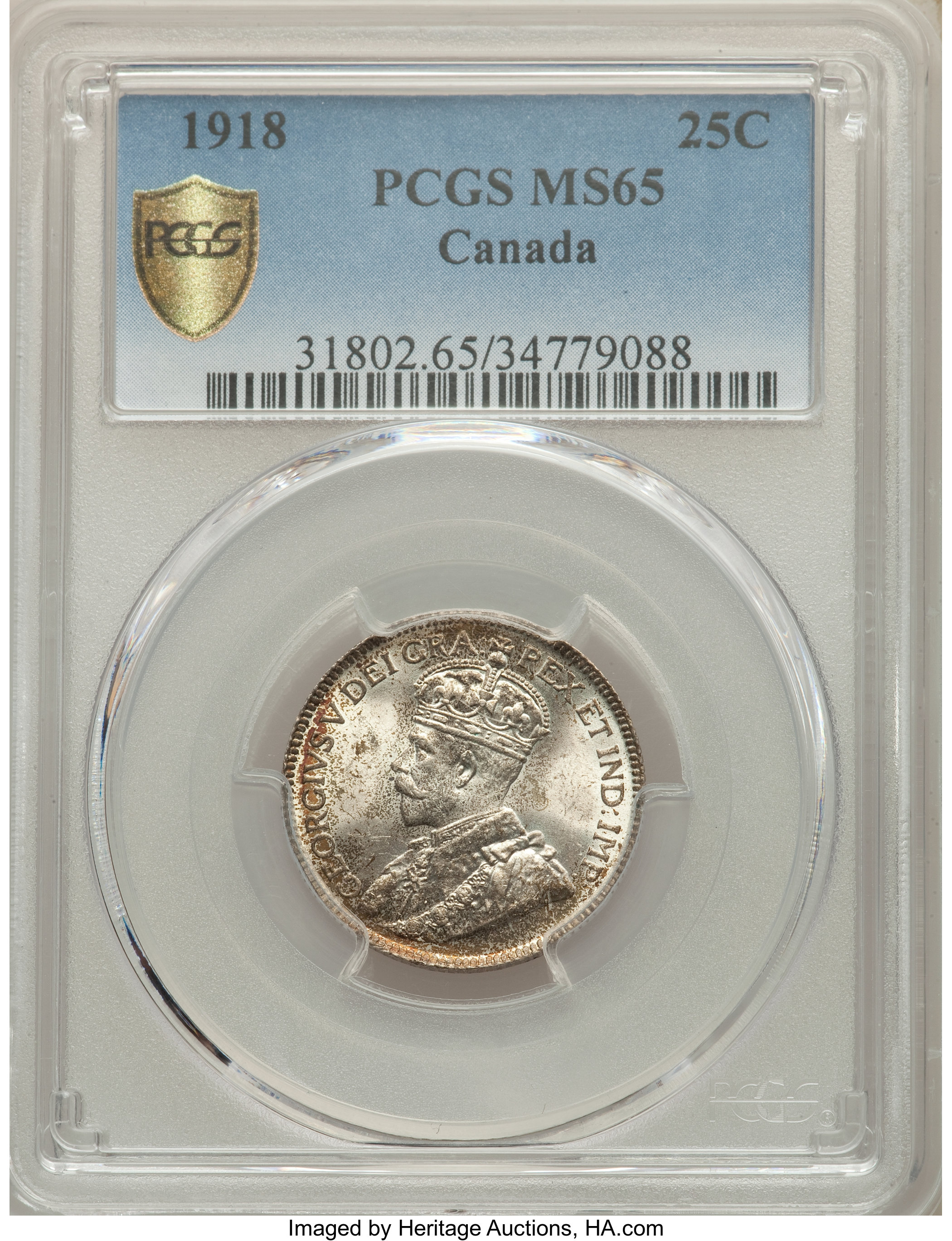 1918 25c MS65 thumbnail 8