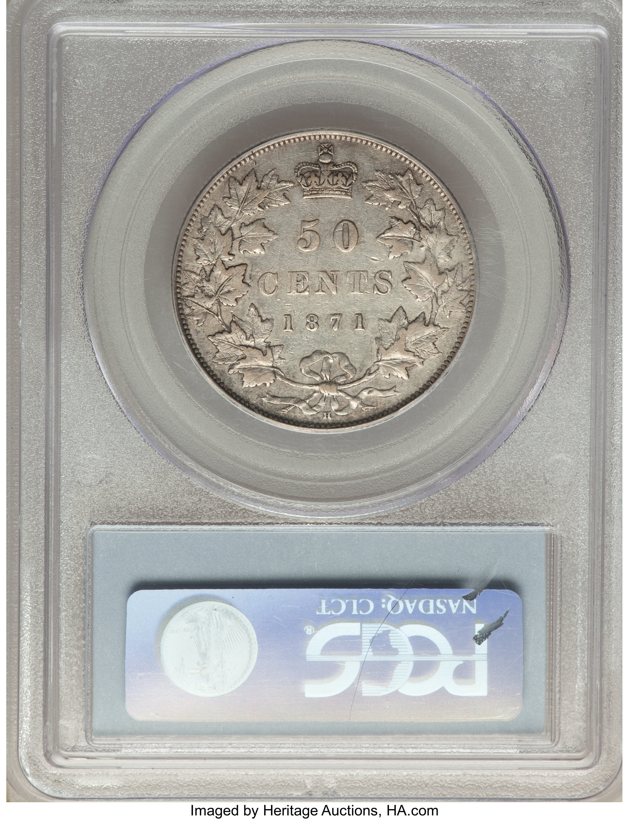 1871-H 50c XF40 thumbnail 2