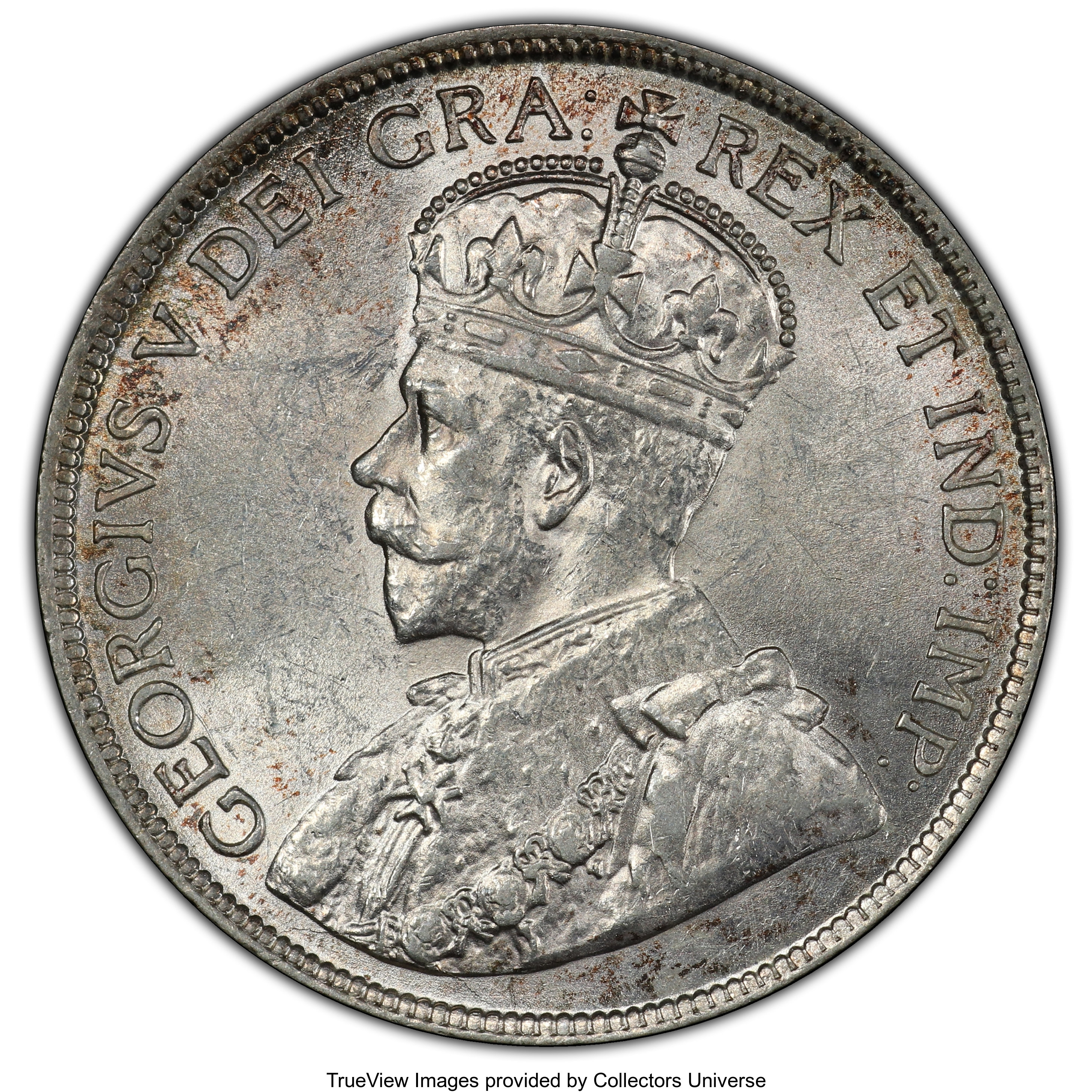 Canada: George V 50 Cents 1916 AU58 PCGS,...