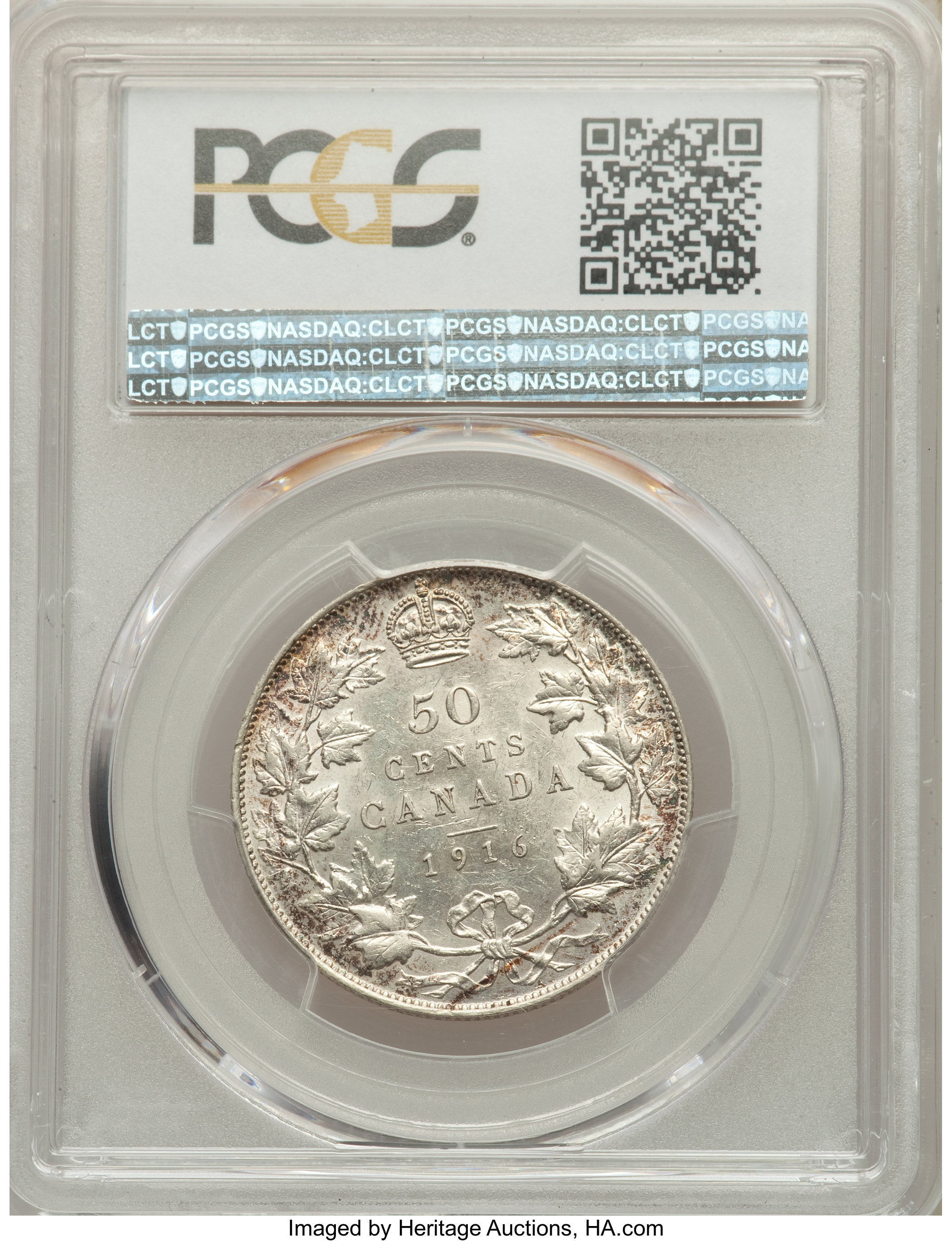1916 50c AU58 thumbnail 3
