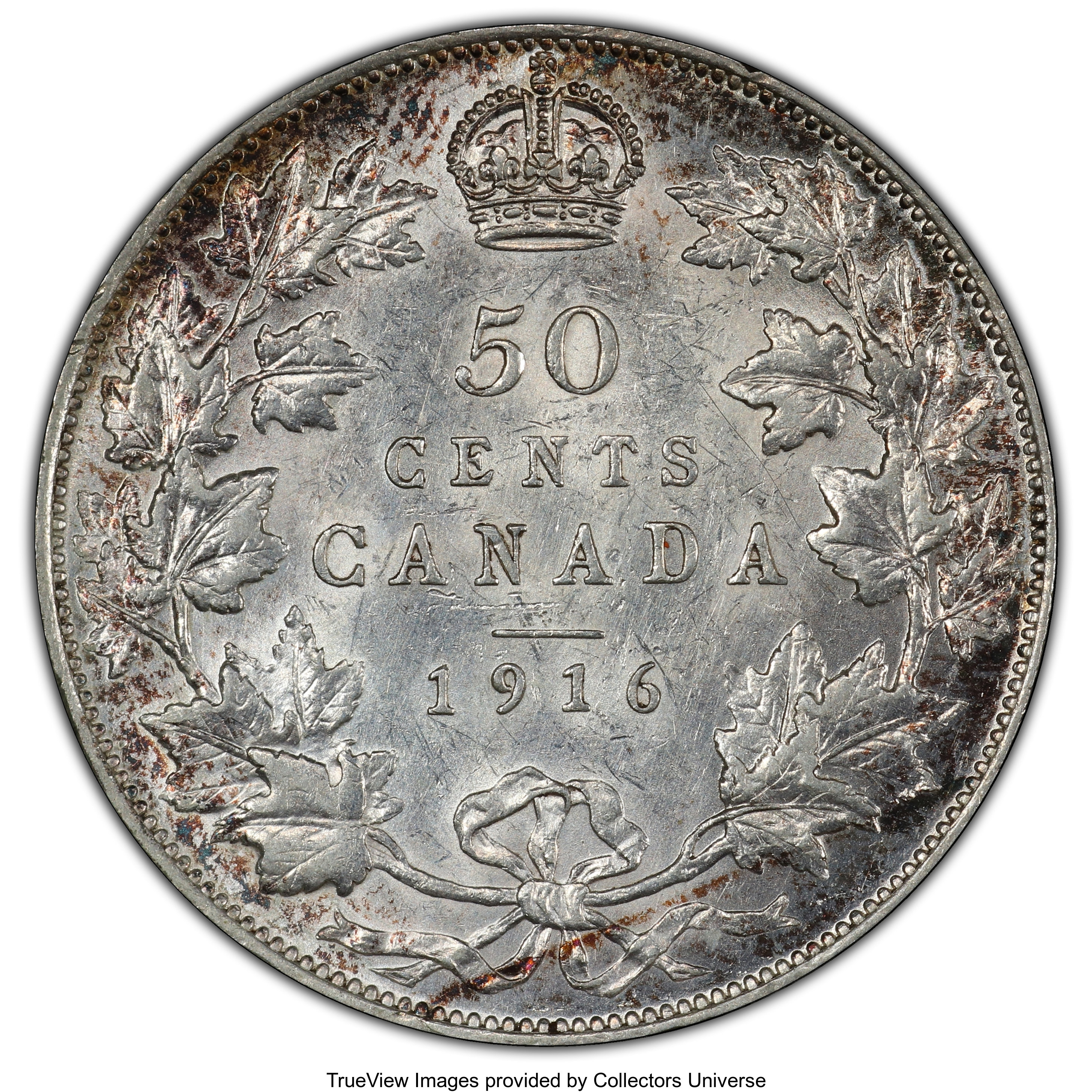 1916 50c AU58 thumbnail 4