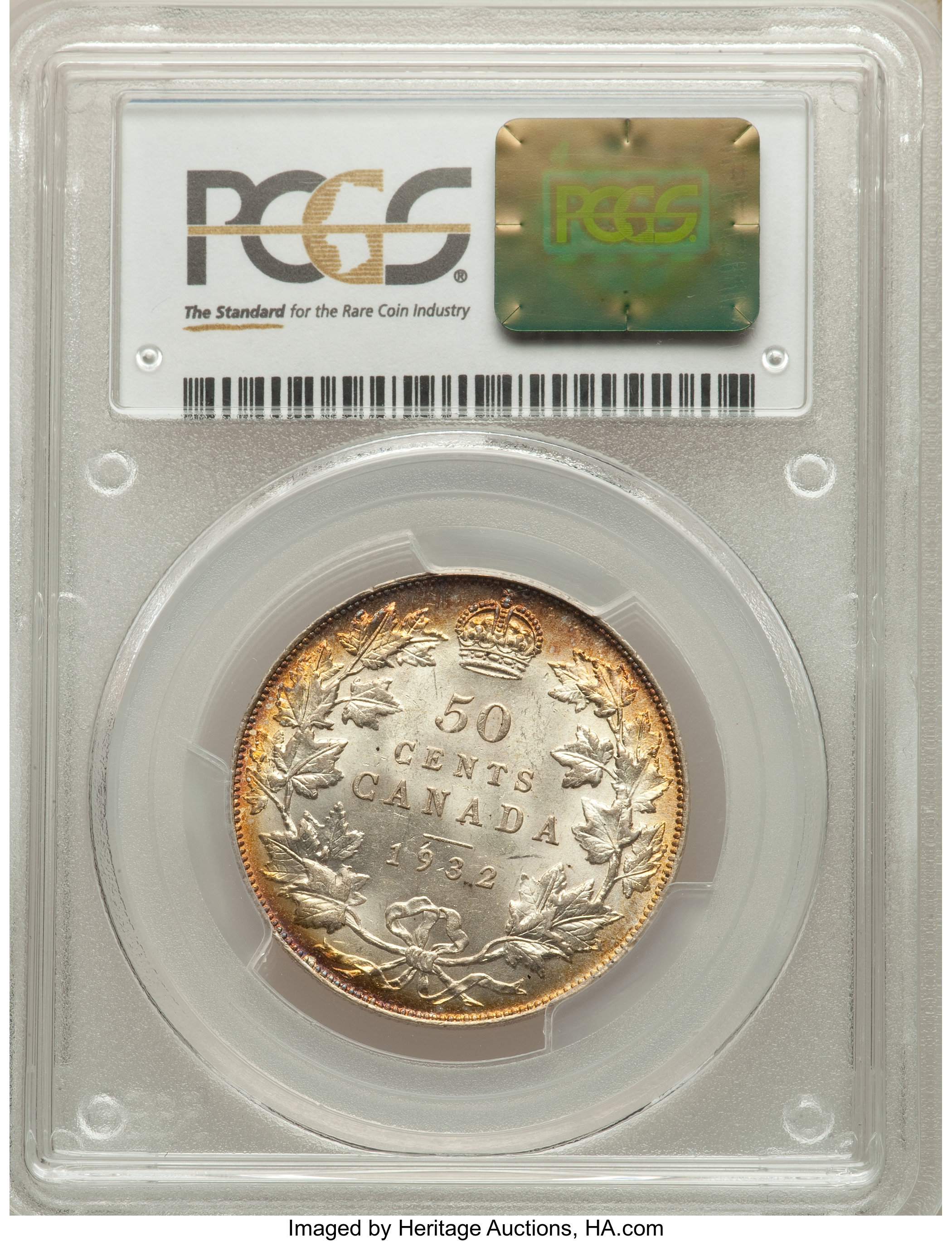 1932 50c MS62 thumbnail 3