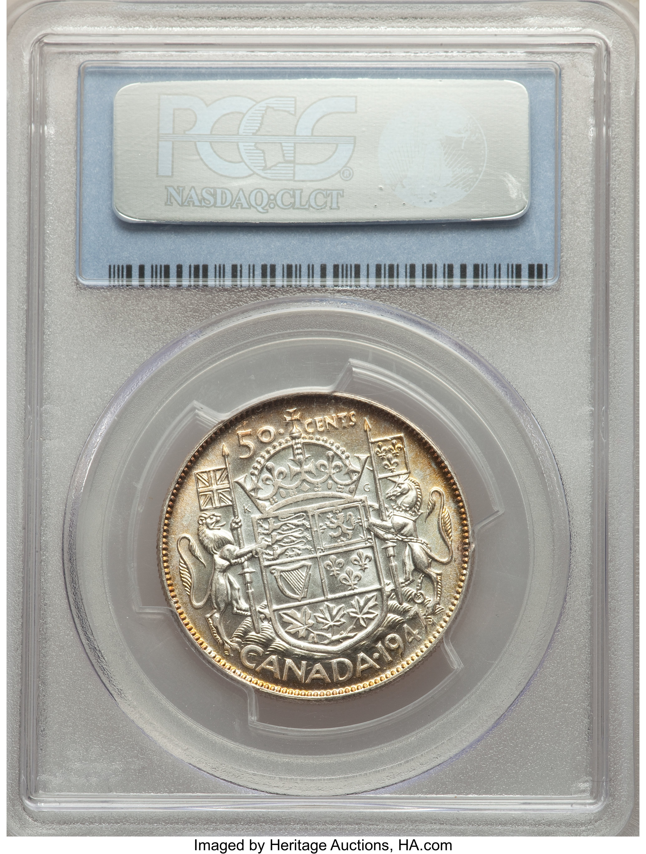 1947 50c Maple Leaf, Straight 7 VF35 thumbnail 26