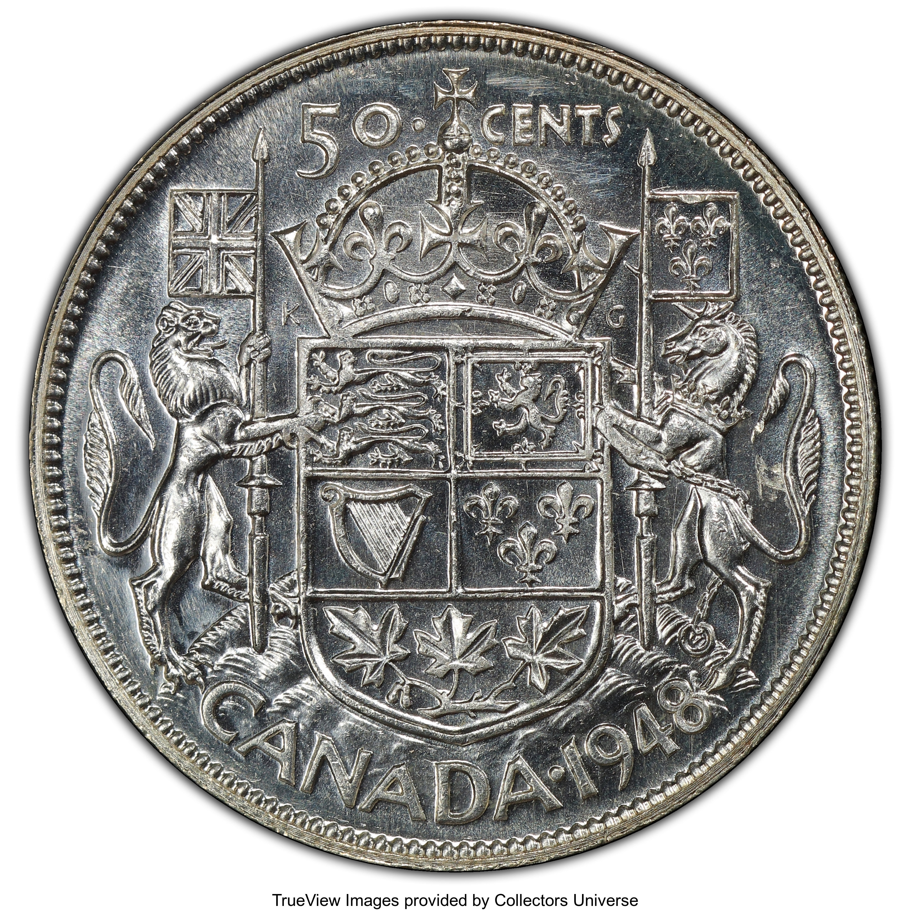 George VI 50c 1937-1952 [Type] MS60 thumbnail 4
