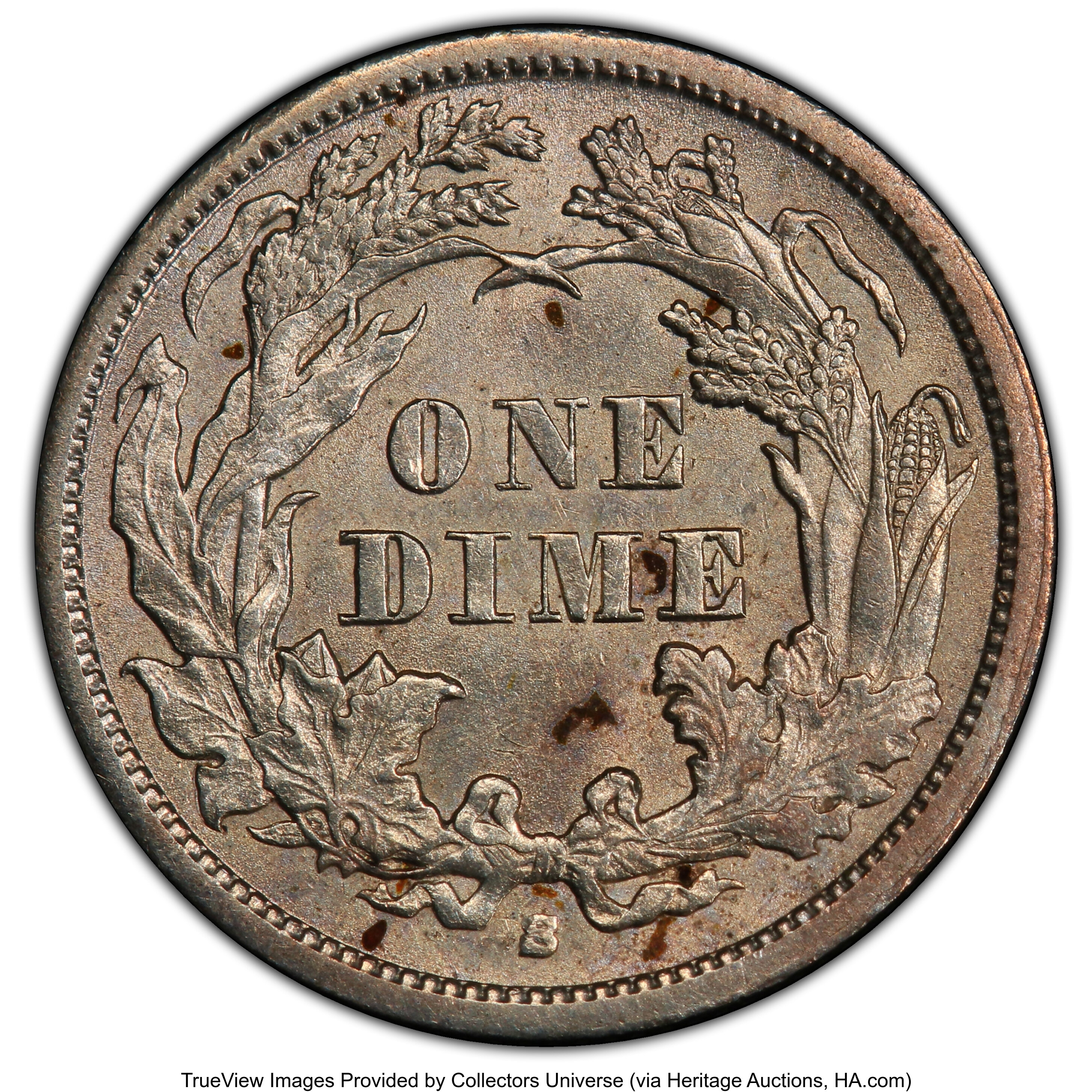 1863-S 10c XF40 thumbnail 12
