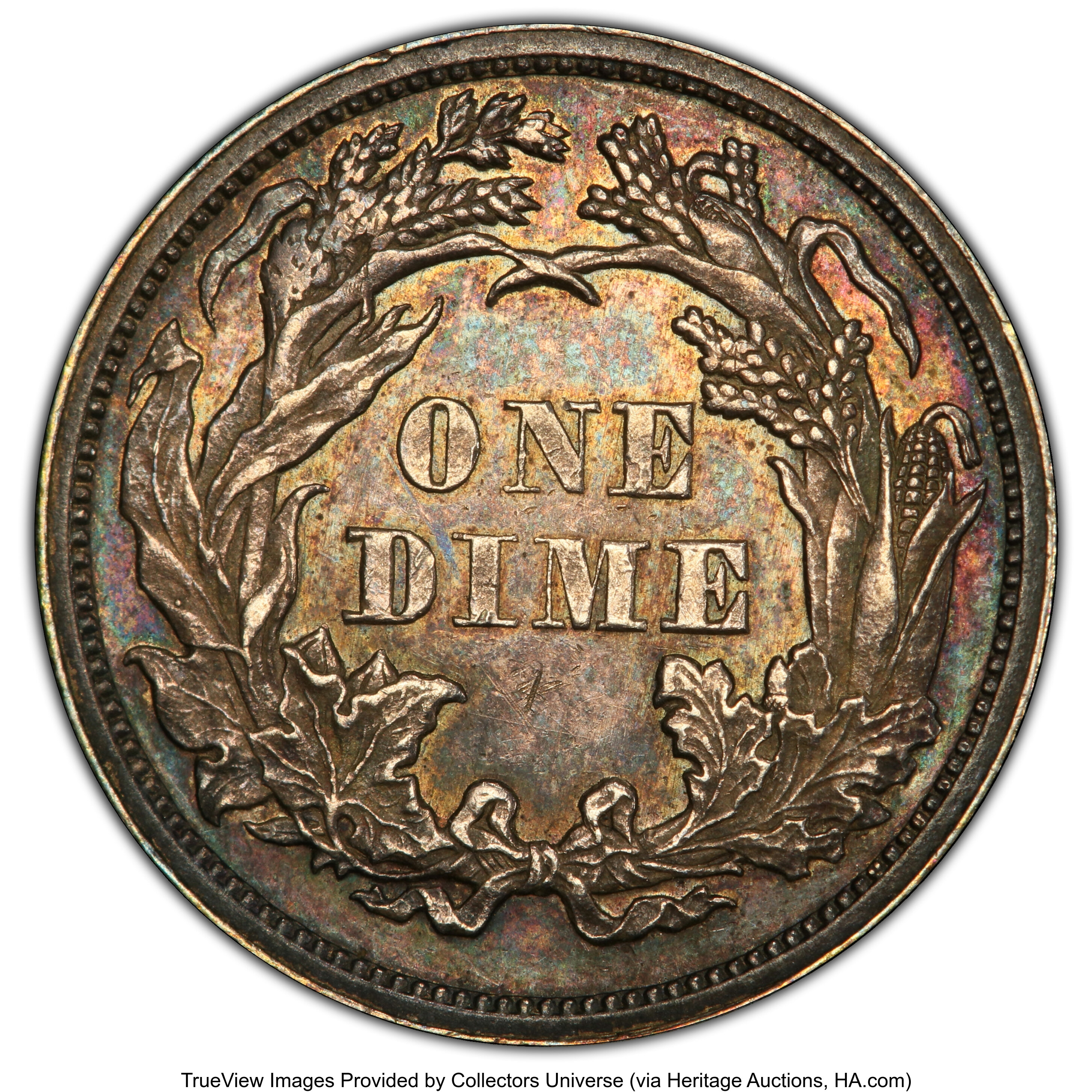 1867 10c VF35 thumbnail 13