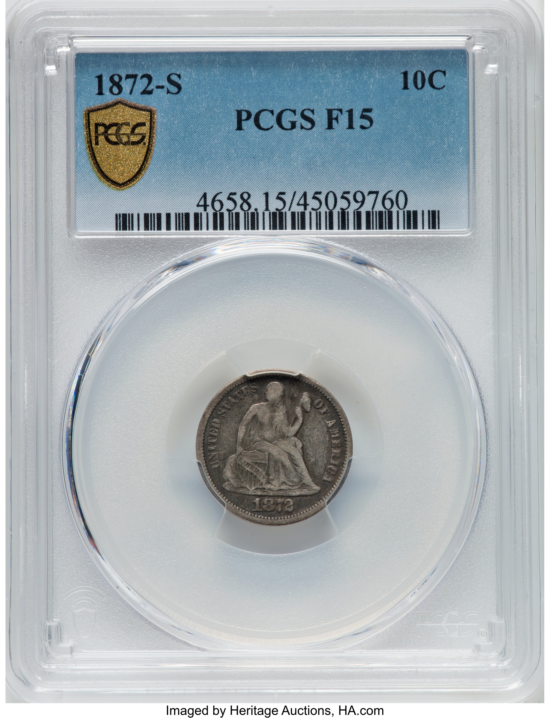 1872-S 10c AG3 thumbnail 16