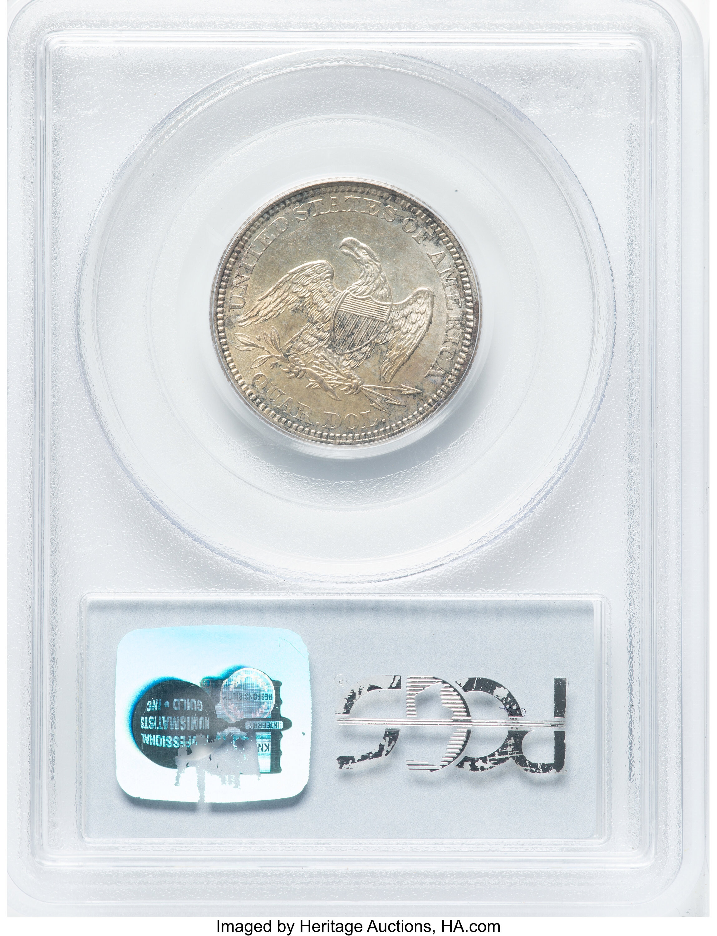 1862 25c MS63 thumbnail 2