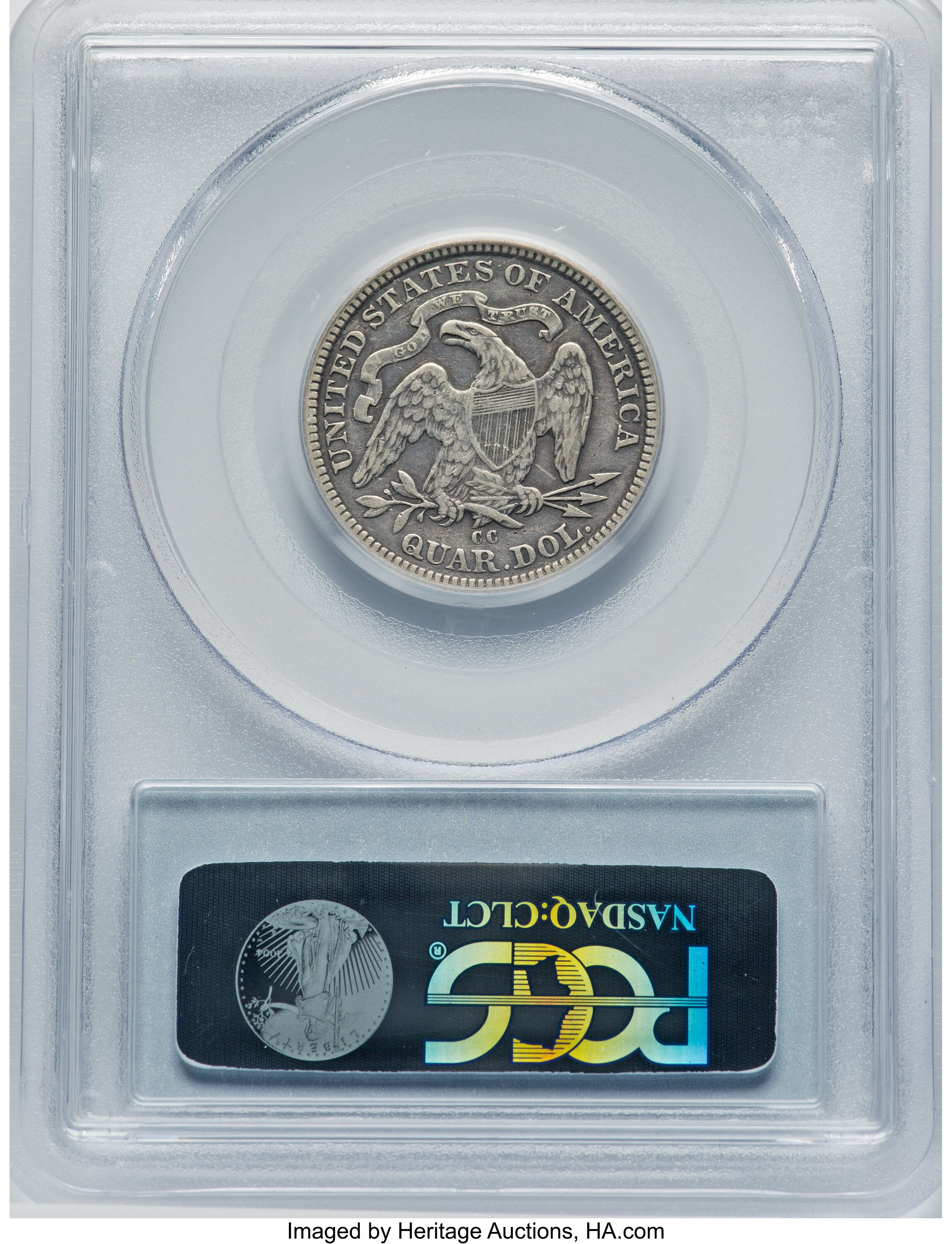 1877-CC 25c VF35 CAC thumbnail 2