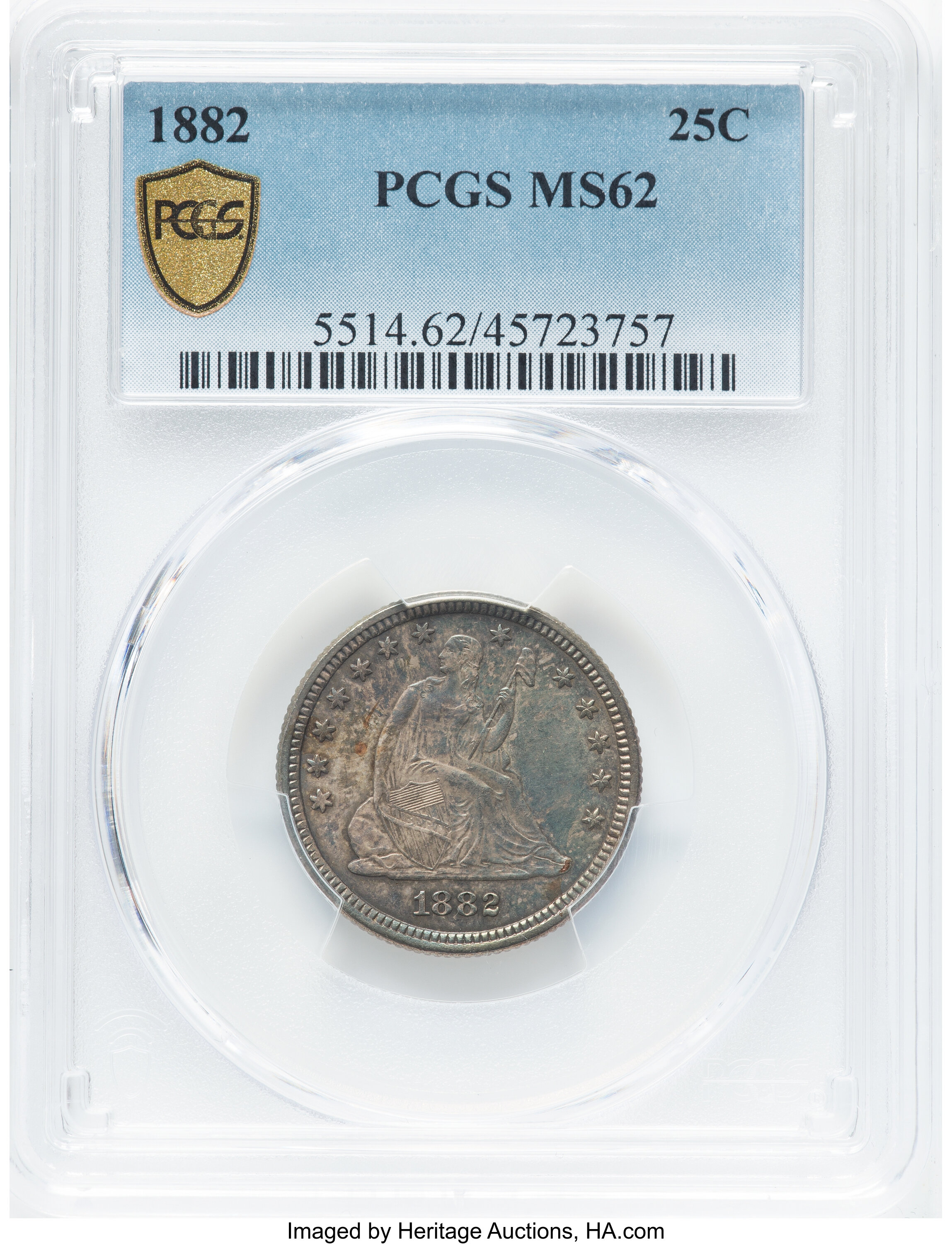 1882 25c MS65 thumbnail 11