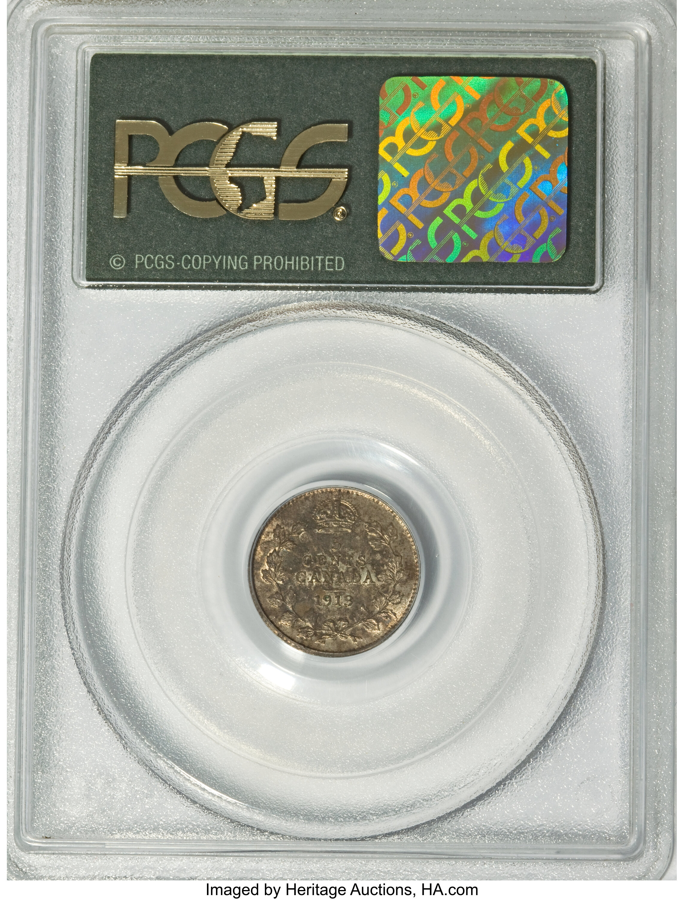 1913 5c MS60 thumbnail 2