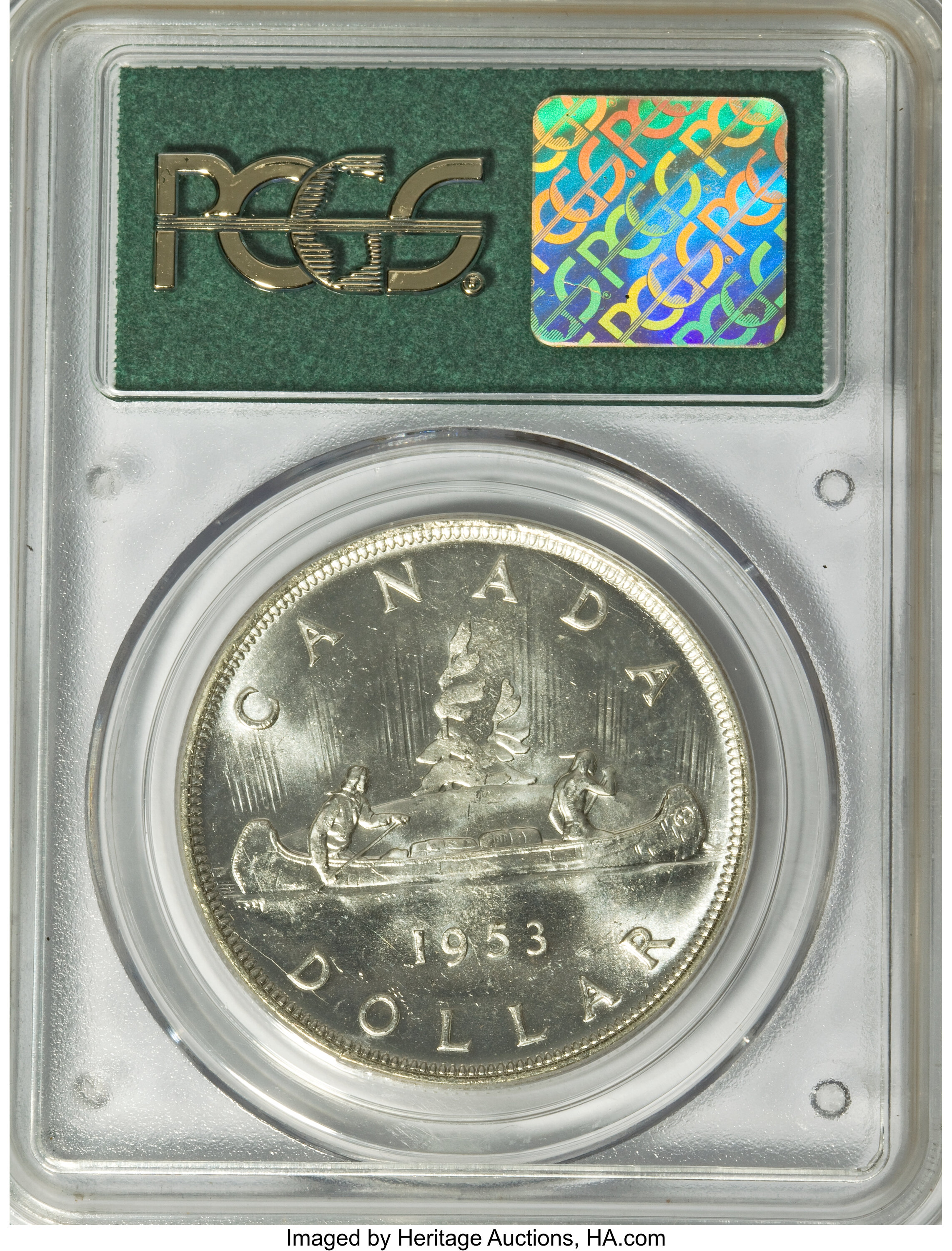 1953 S$1 No Strap MS64 thumbnail 23