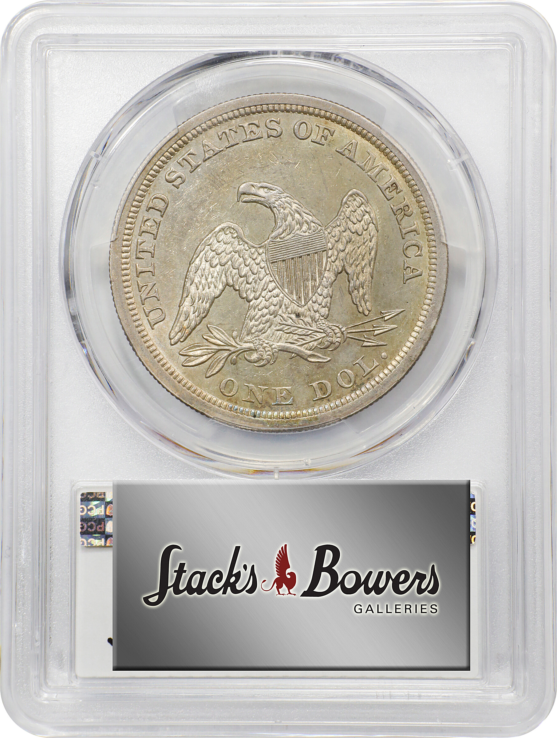 1852 $1  Original VF25 CAC thumbnail 10