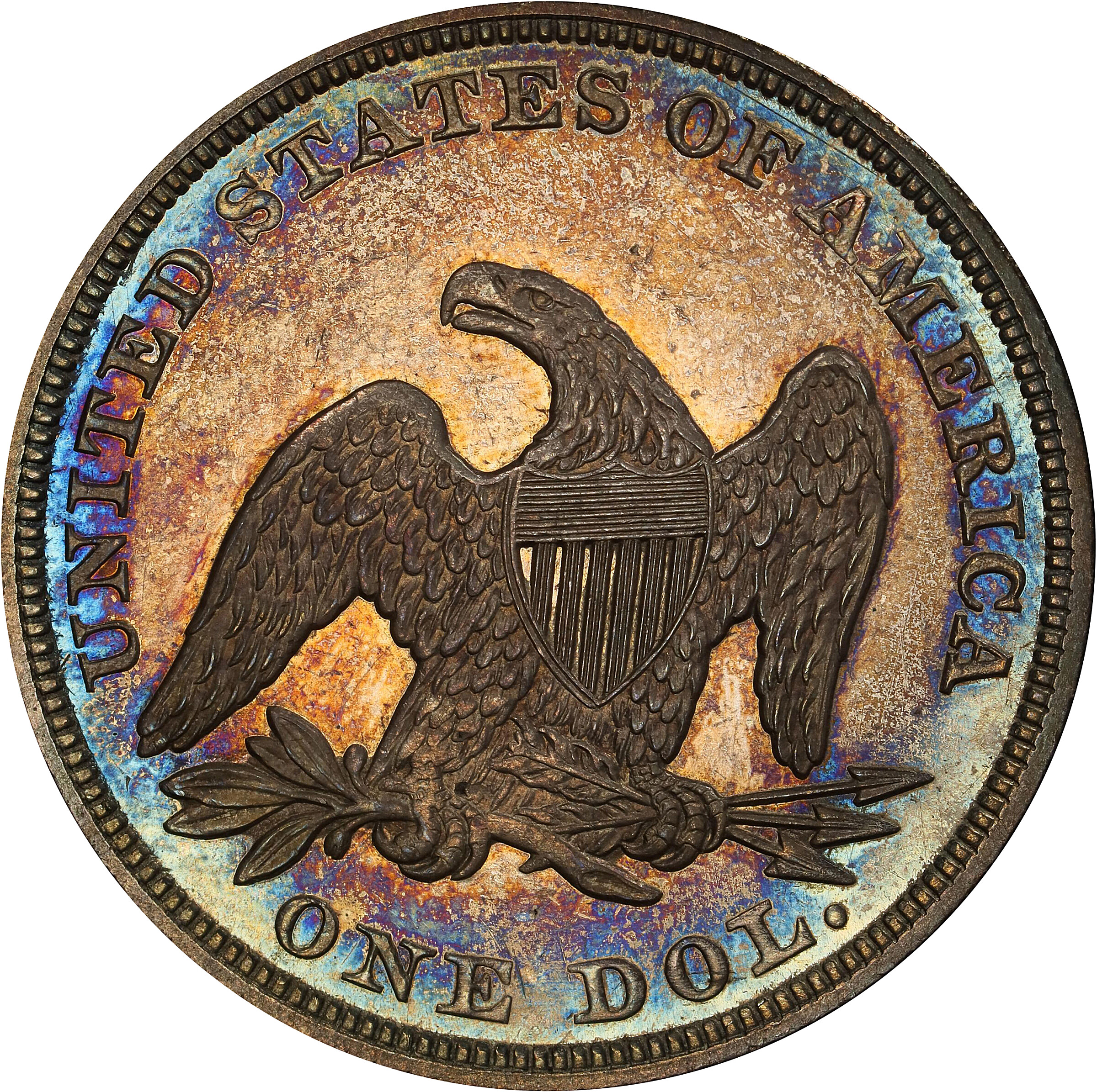 1857 $1 AG2 thumbnail 2