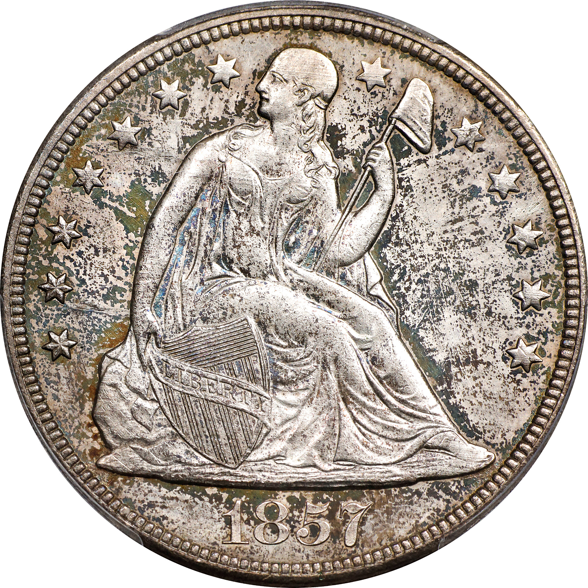 1857 $1 AG2 thumbnail 3