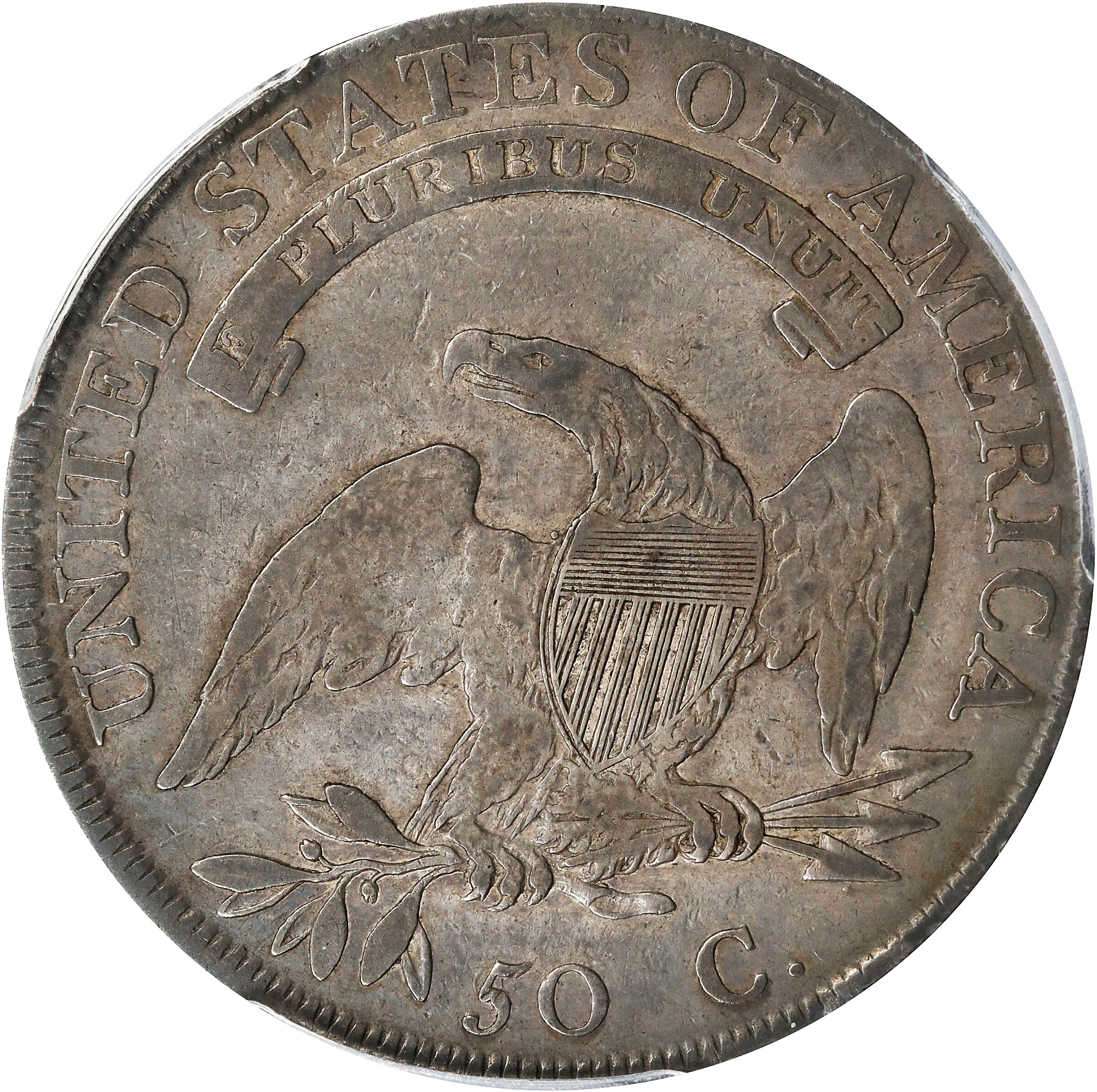 1807 50c Capped Bust, Light Beard, 50/20, O-111a G6 thumbnail 2