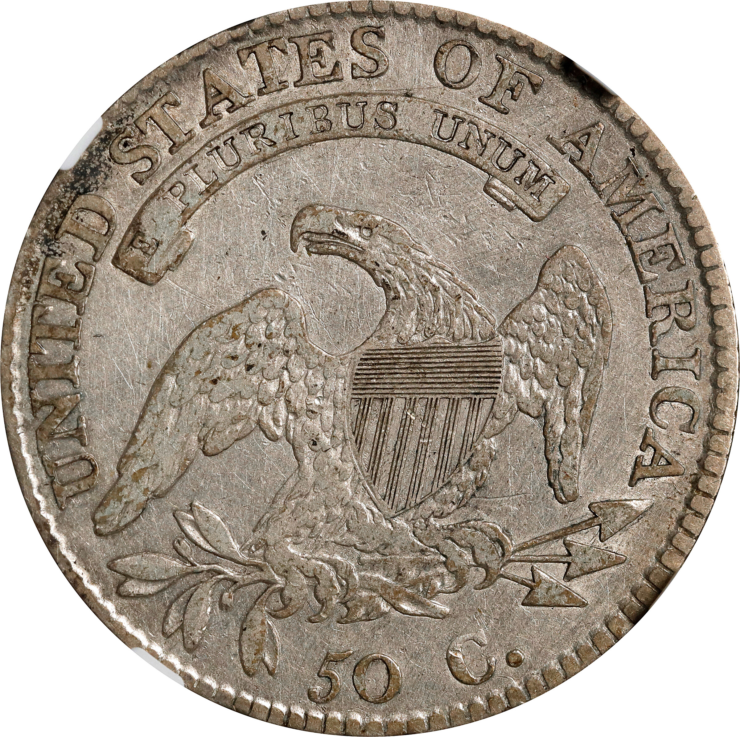 1812/1 50c Large 8 AG3 thumbnail 4