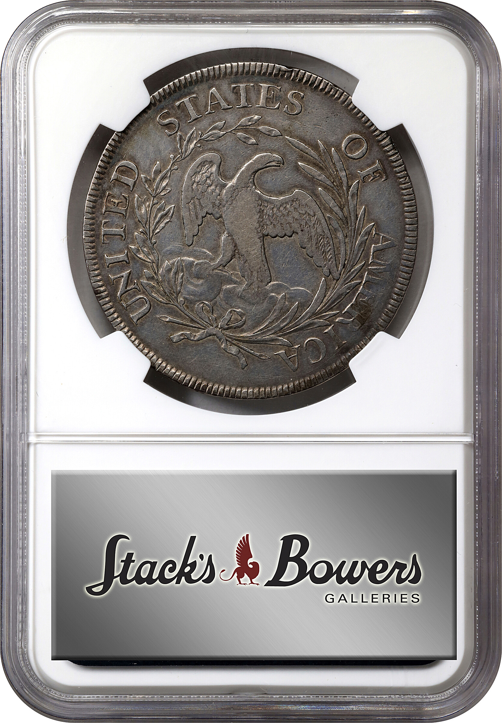 1796 $1  Small Date, Large Letters, B-4, BB-61 AG3 thumbnail 4