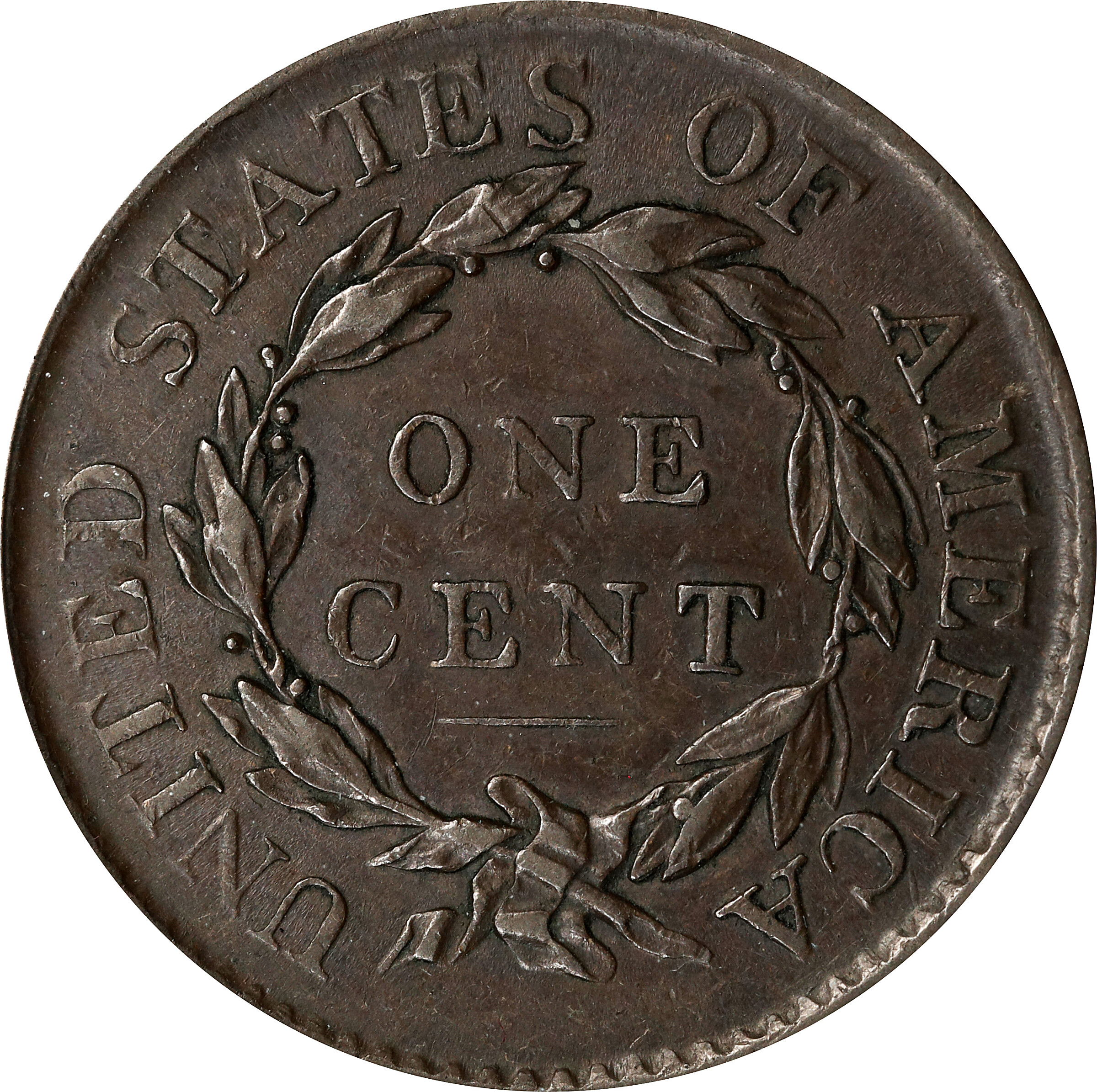 1819 1c Small Date MS BN XF40 BN CAC thumbnail 2