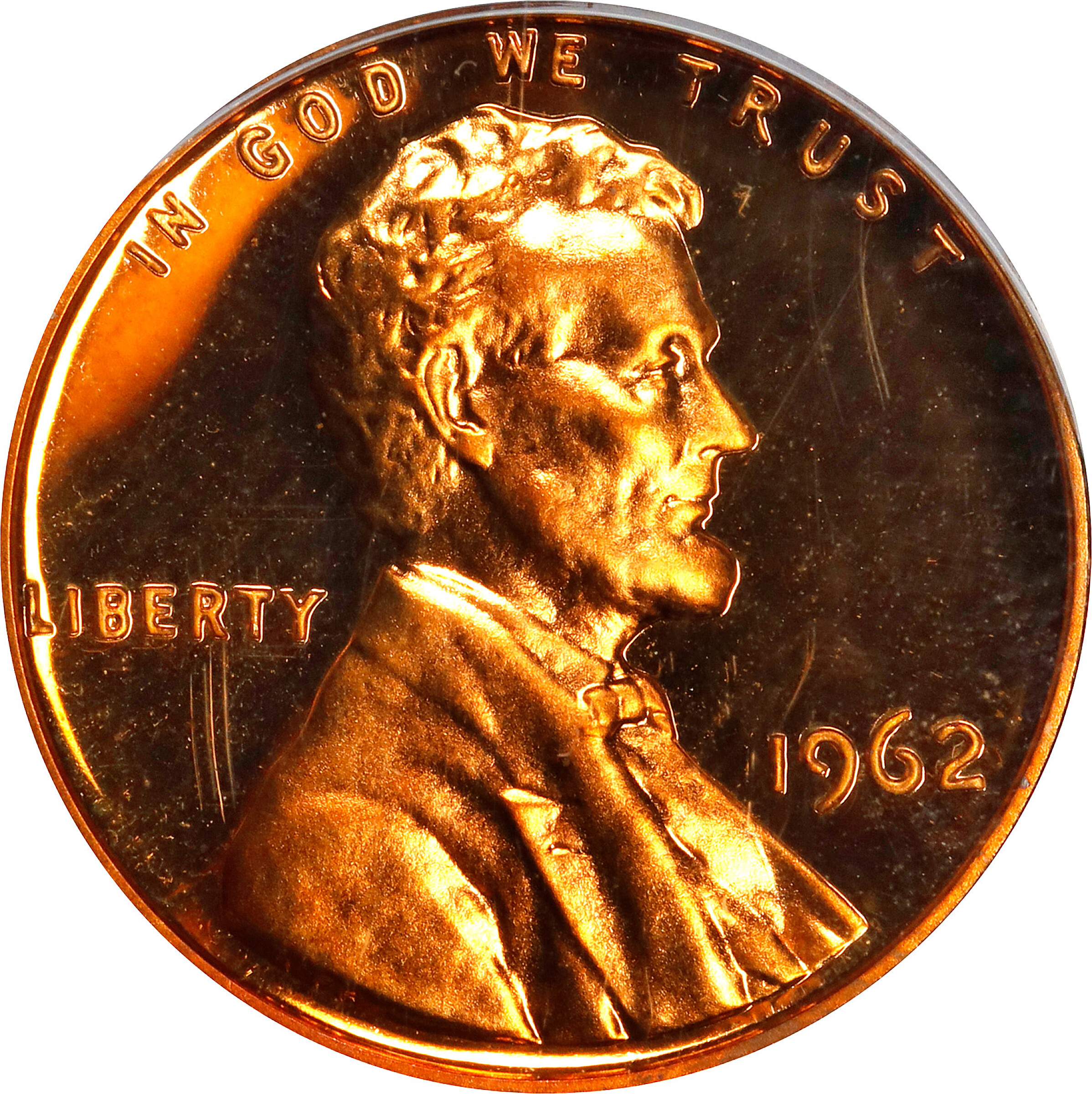 1962 Lincoln Cent. Proof-69 Deep Cameo (PCGS).