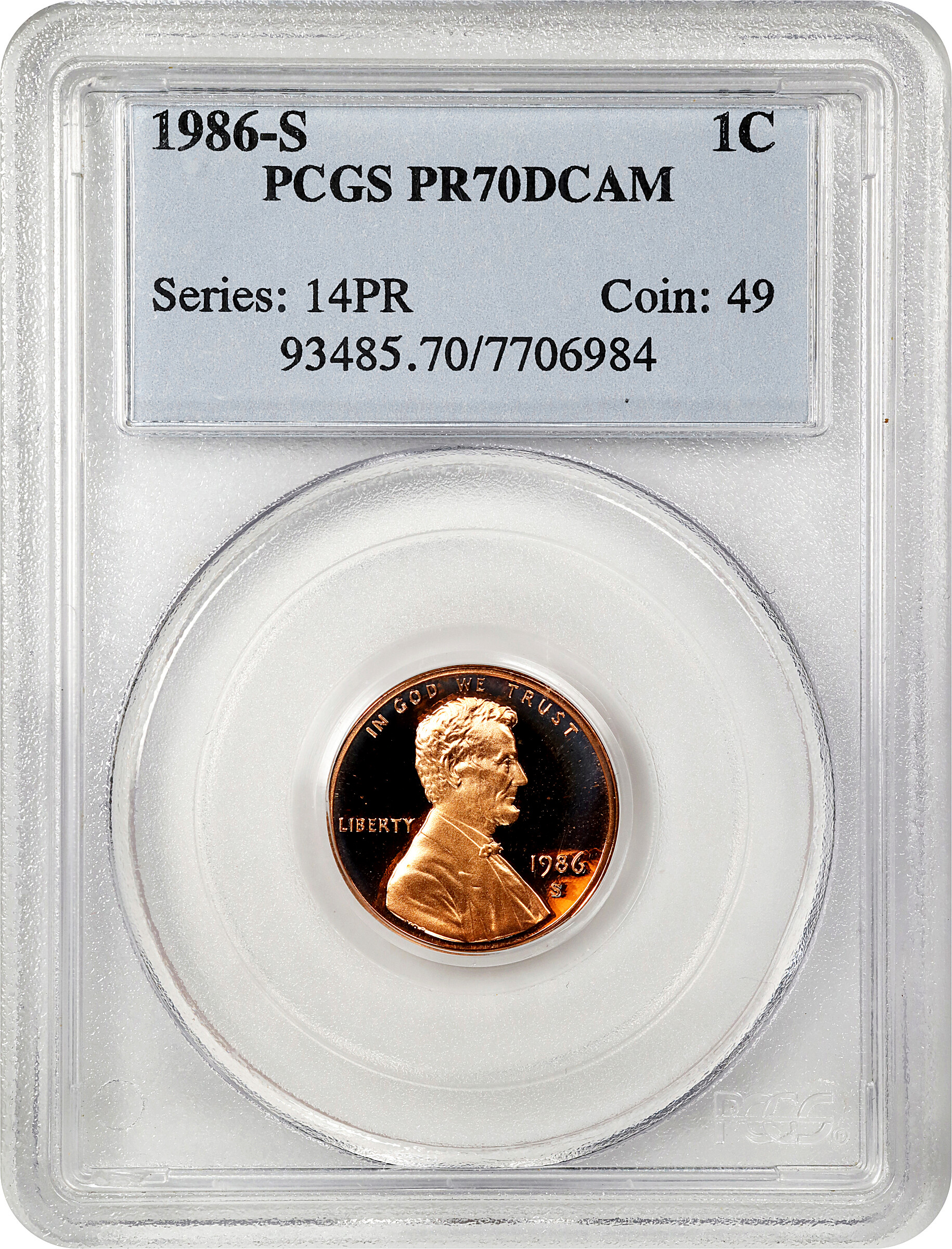 1986-S 1c PR RD DCAM OGP thumbnail 11